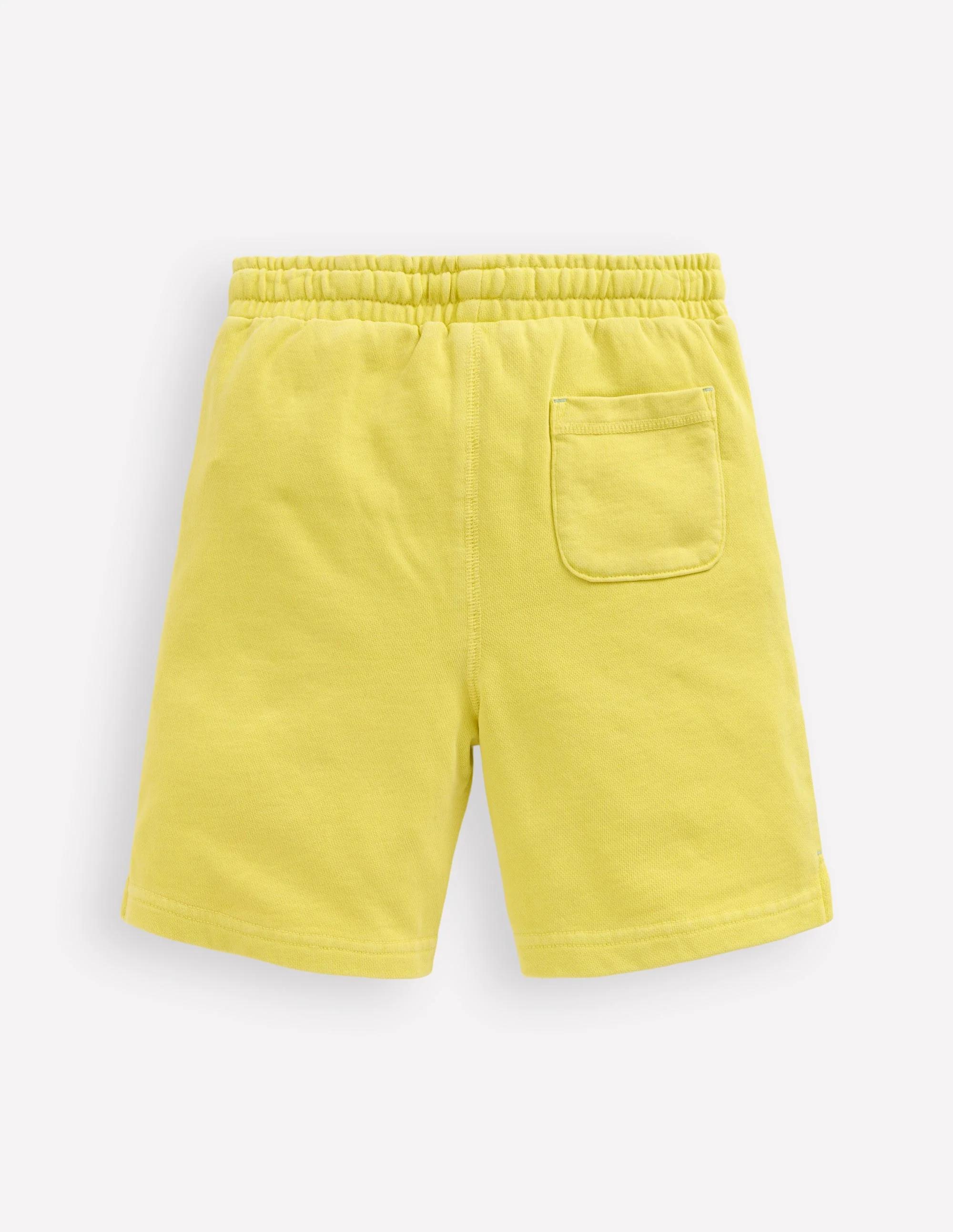 Garment Dye Shorts-Sherbet Lime Yellow - Image 2