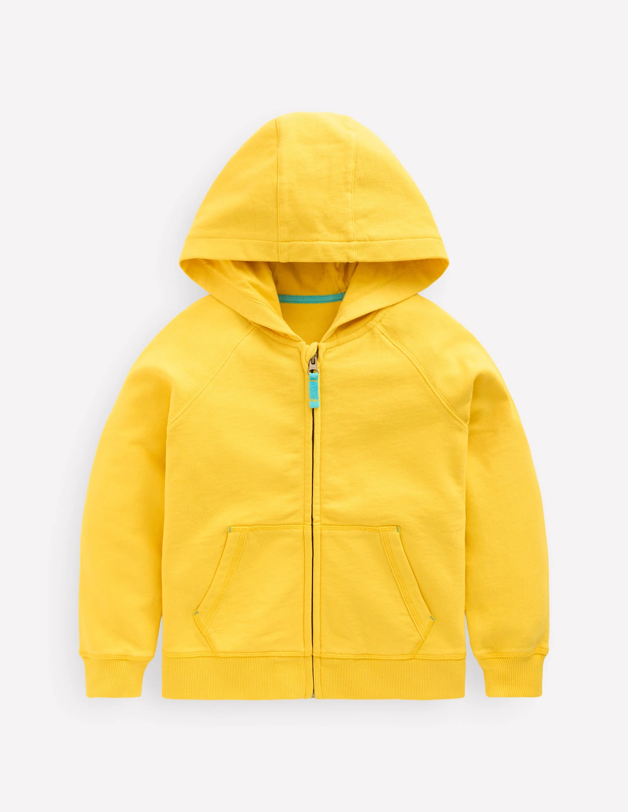 Garment Dye Zip Up Hoodie-Passionfruit