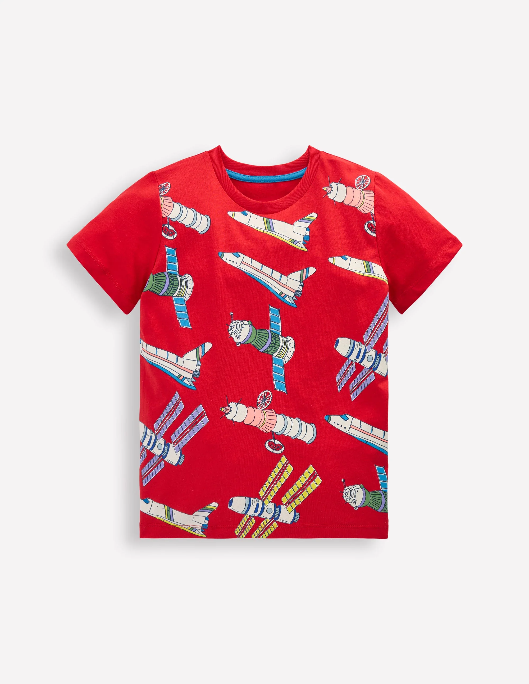 Glow-In-The-Dark T-shirt-Poppy Red Satellite