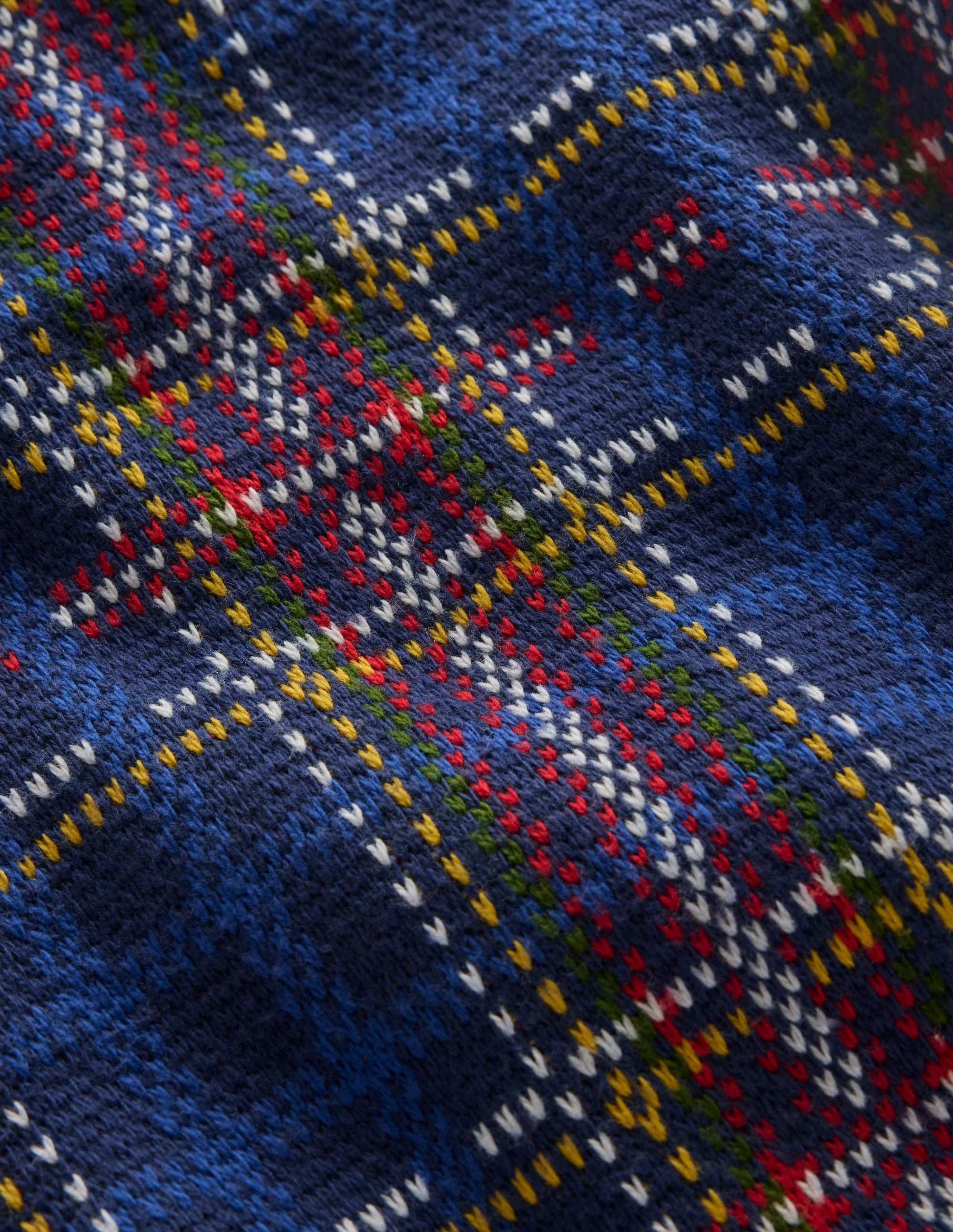 Heritage Check Jumper-Medieval Blue Check - Image 5