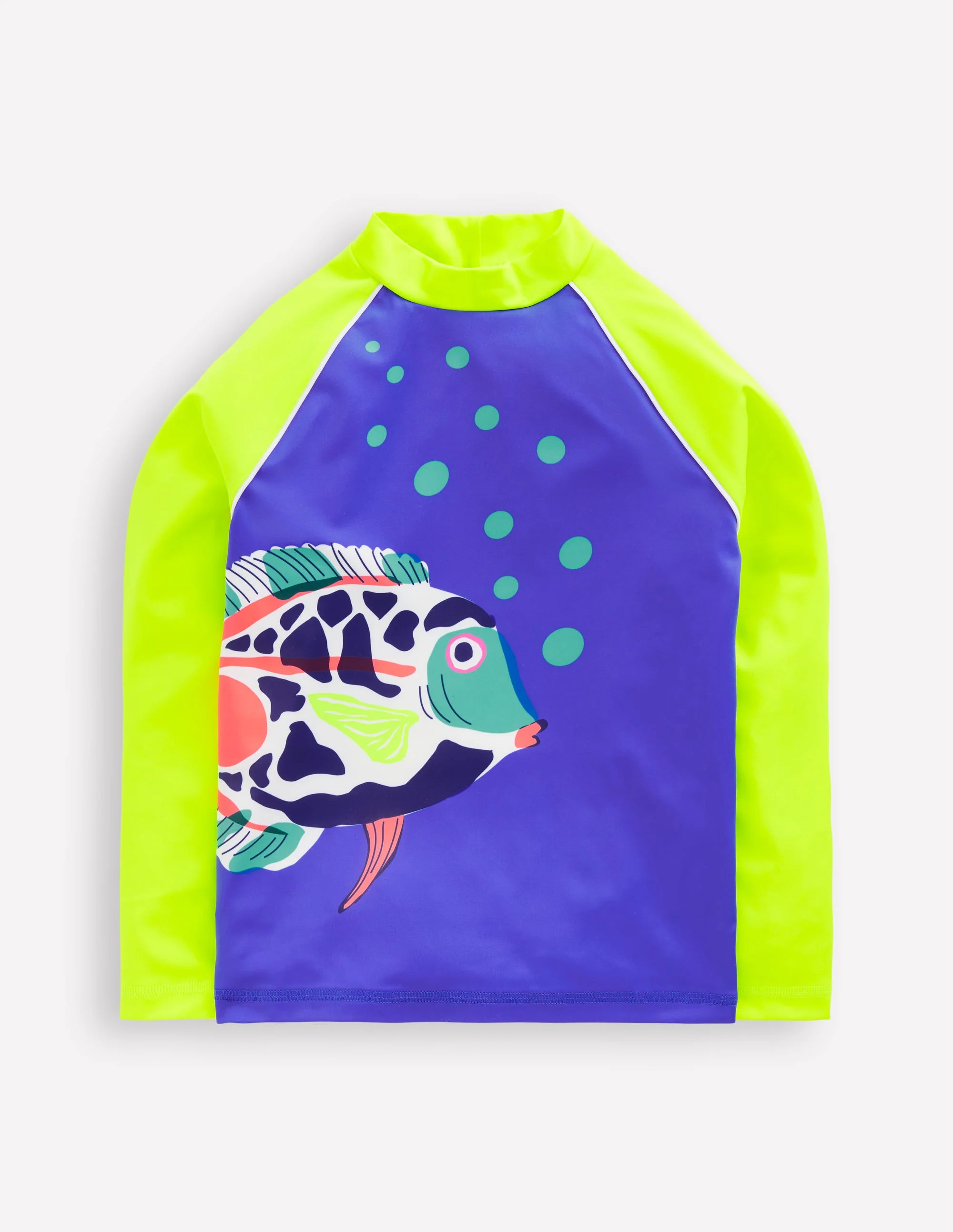 Logo Rash Vest-Blue Heron Fish