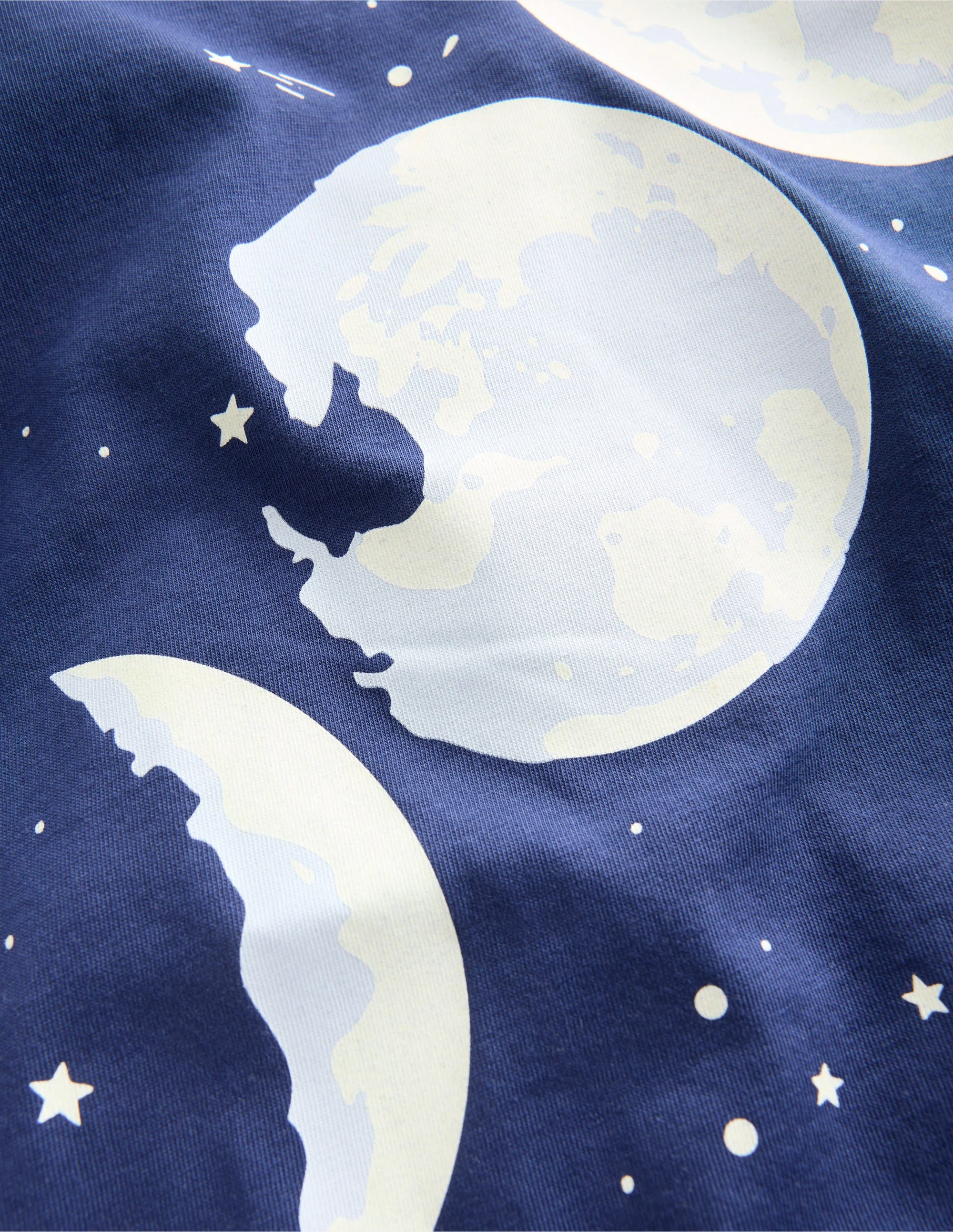 Long Sleeve Glow T-shirt-College Navy Moon - Image 3