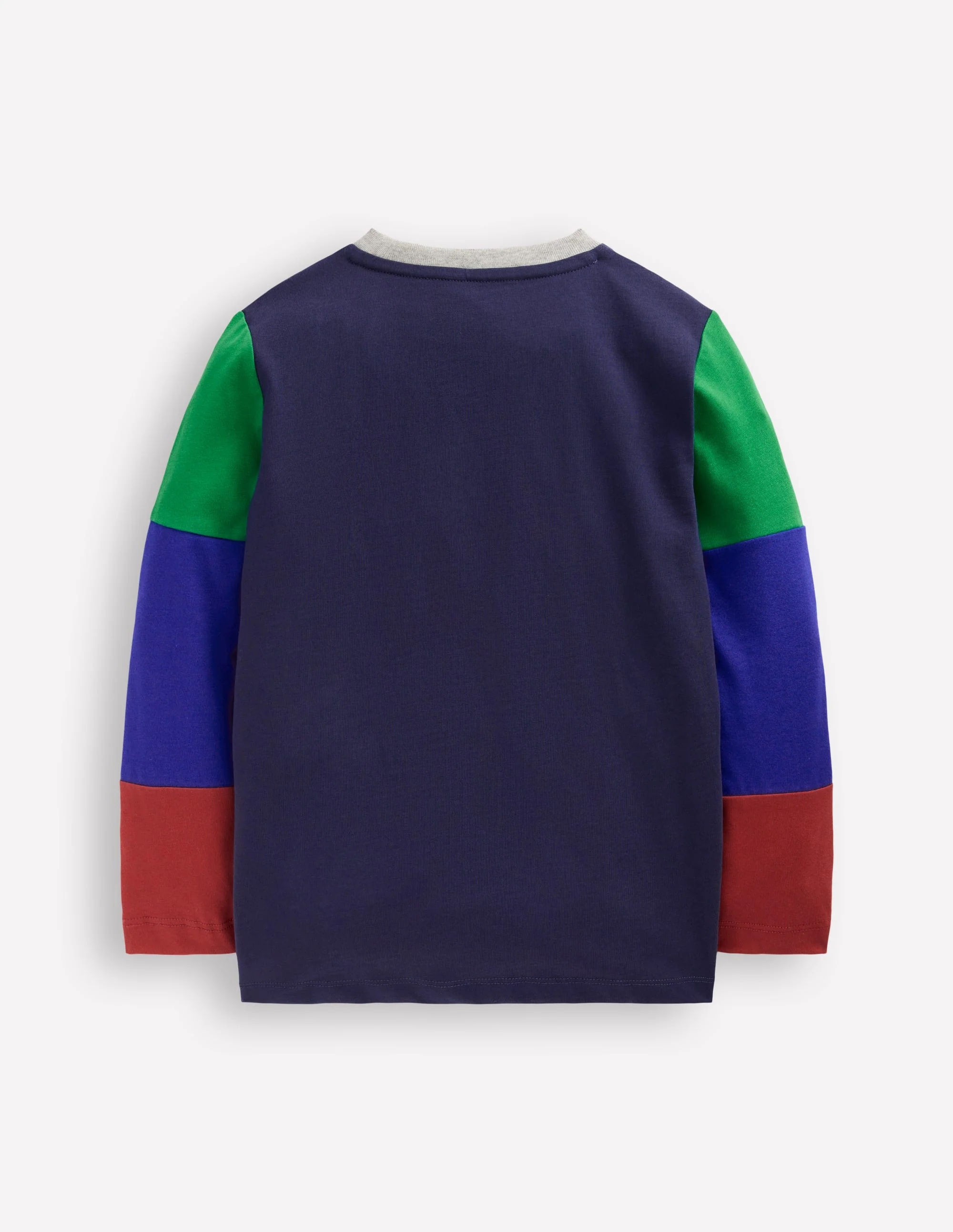 Long Sleeve Hotchpotch T-shirt-College Navy - Image 2