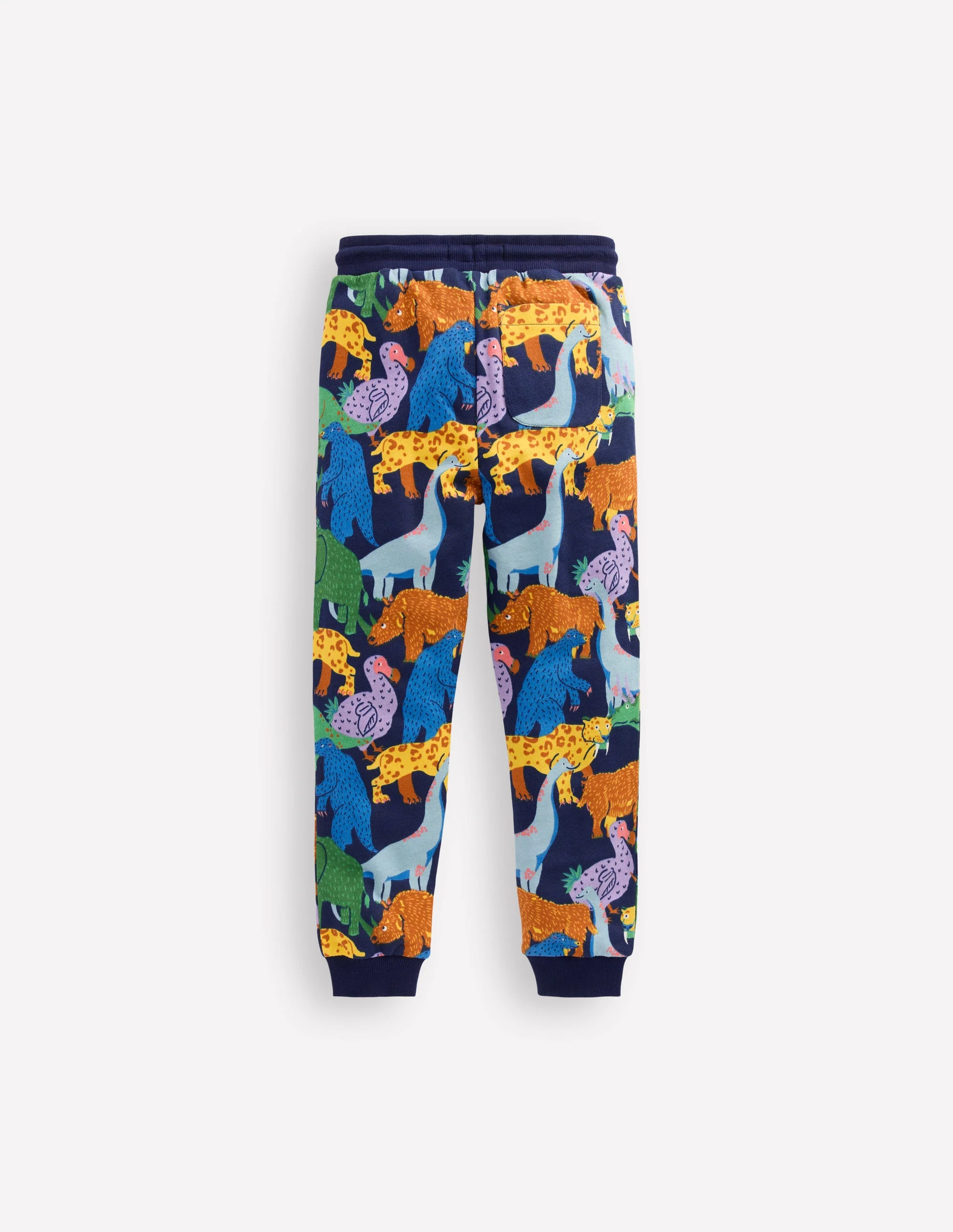 Printed Comfy Joggers-Prehistoric Animals - Image 2