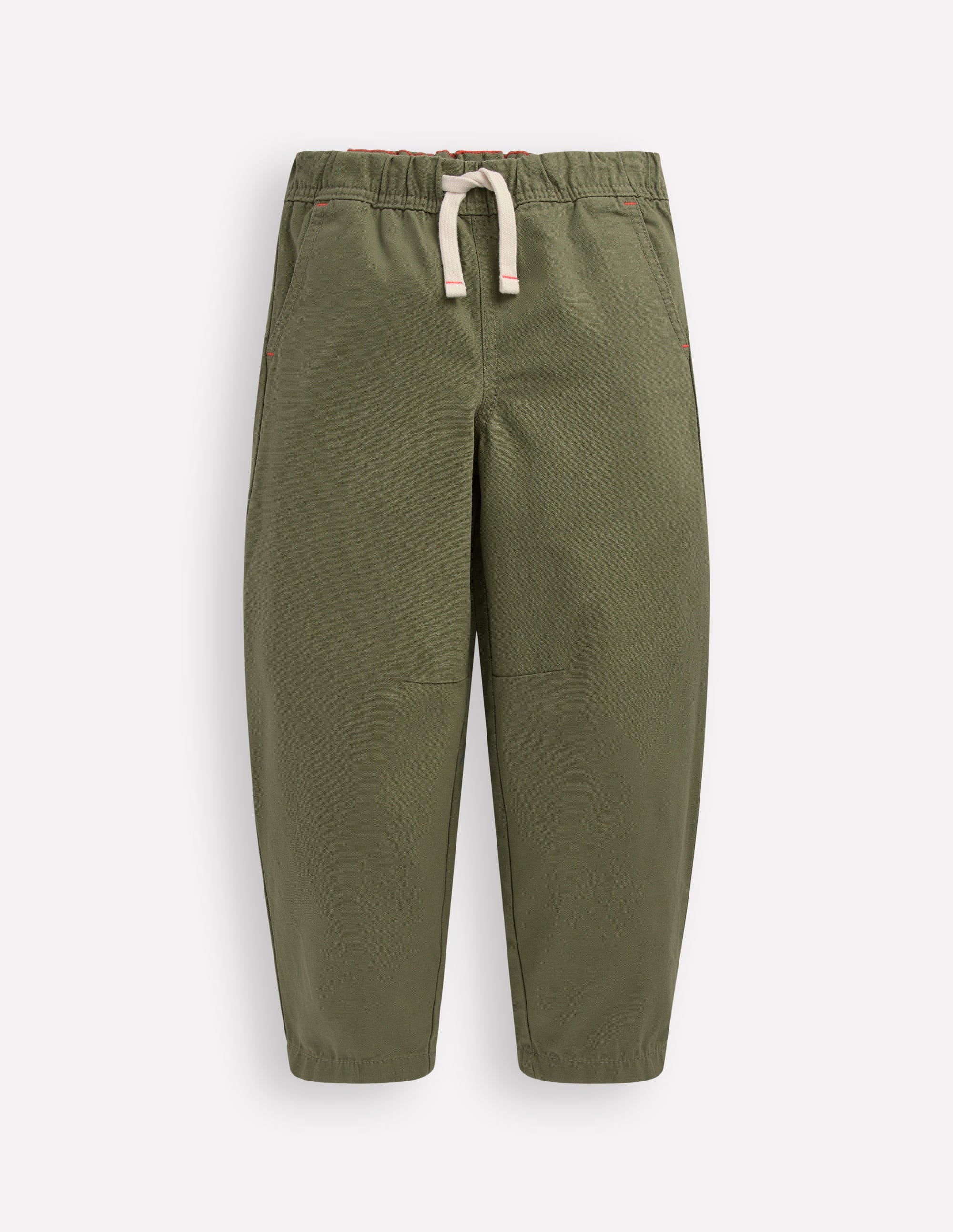 Pull-on Relaxed Trousers-Four Leaf Clover