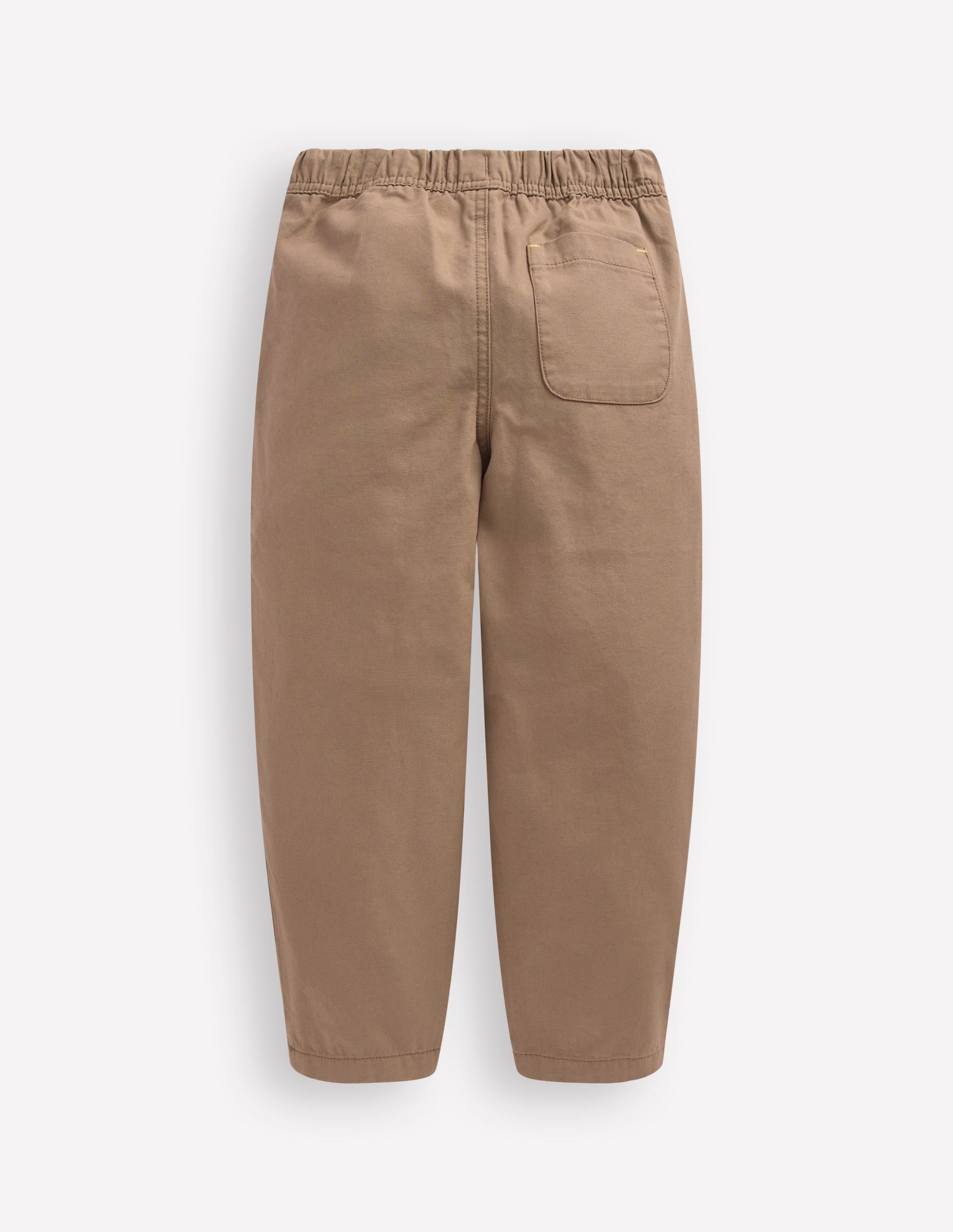 Pull-on Relaxed Trousers-Greige - Image 2