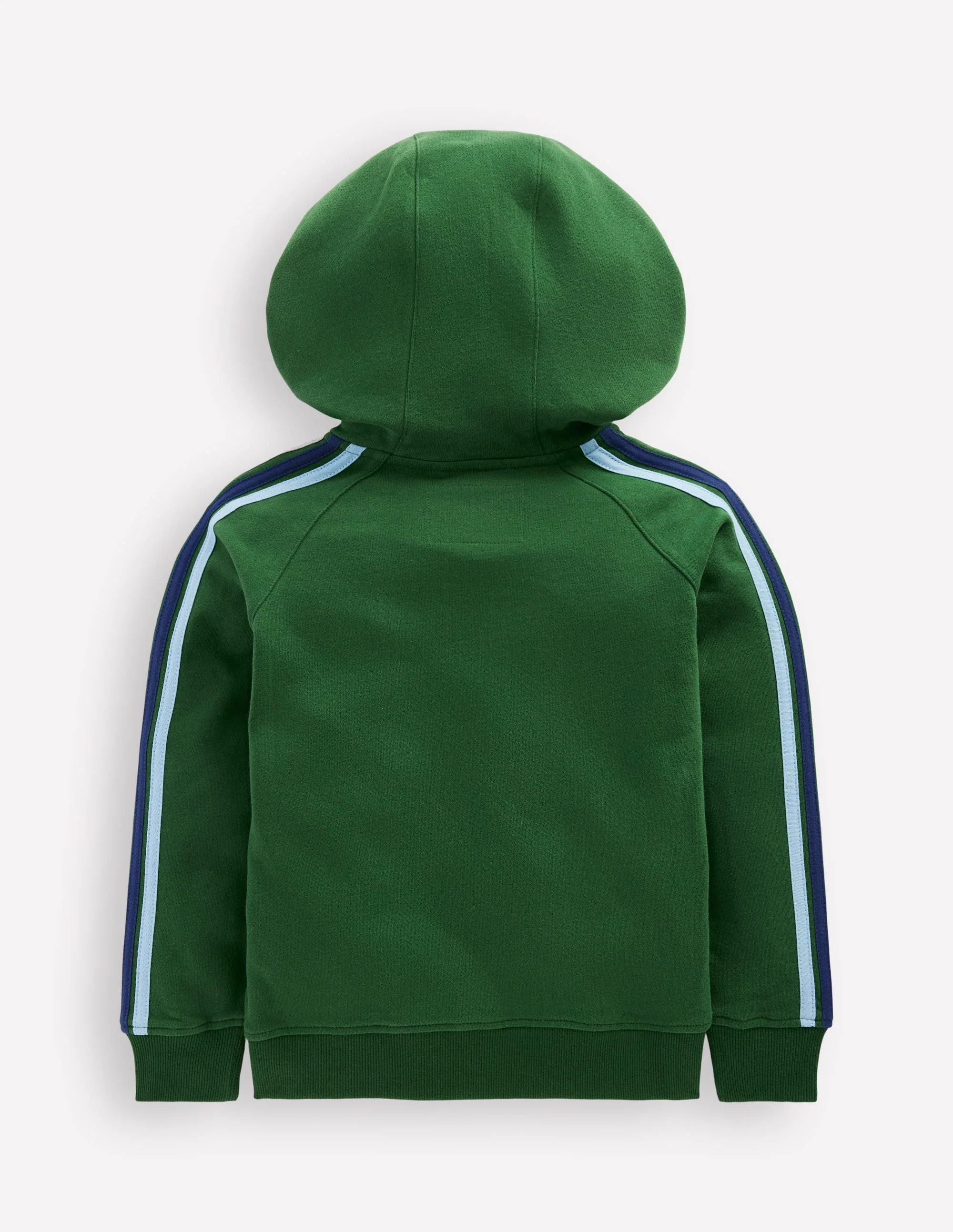 Rainbow Zip-up Hoodie-Pine Green - Image 2