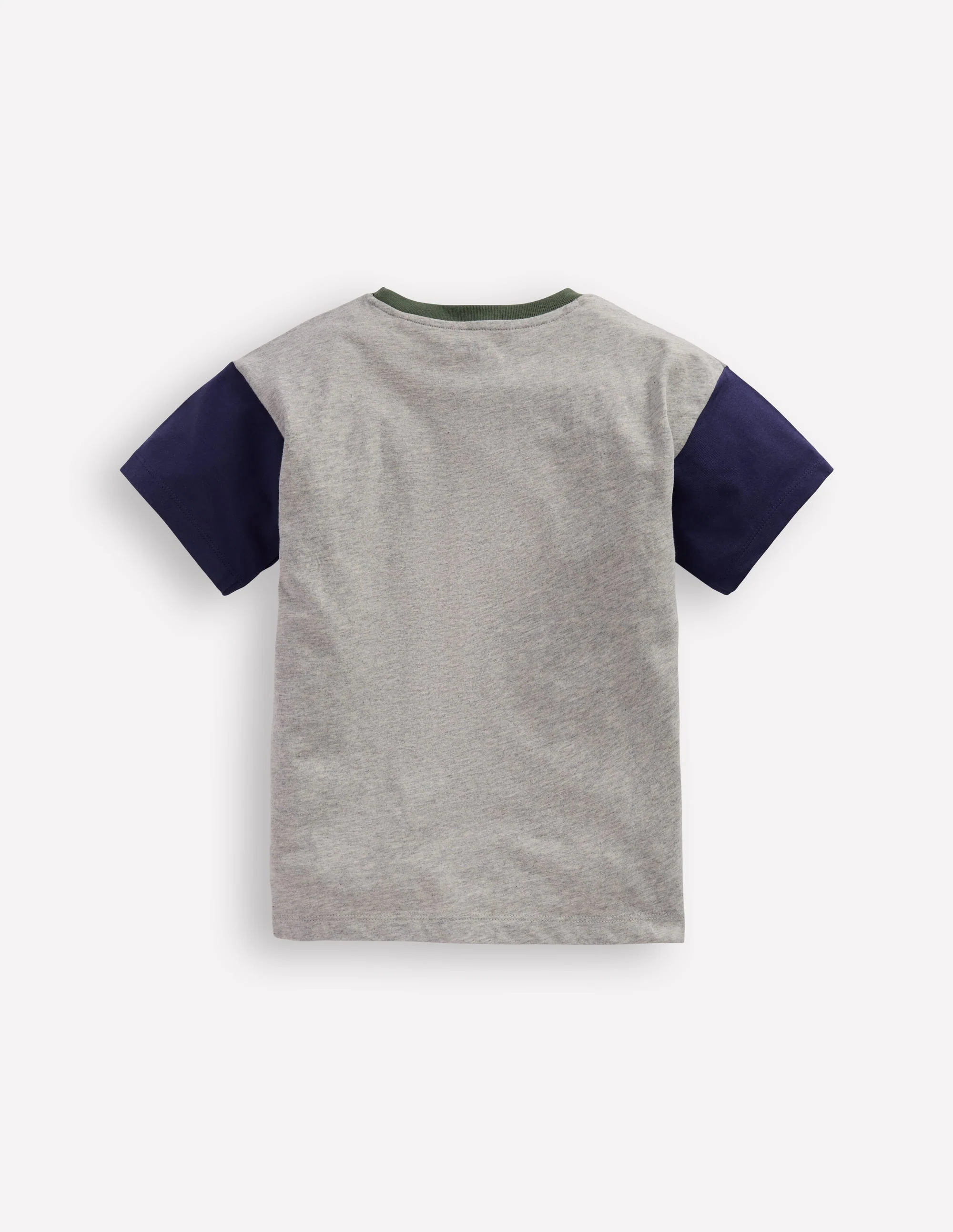 Relaxed Ripstop Pocket T-shirt-Grey Marl - Image 2