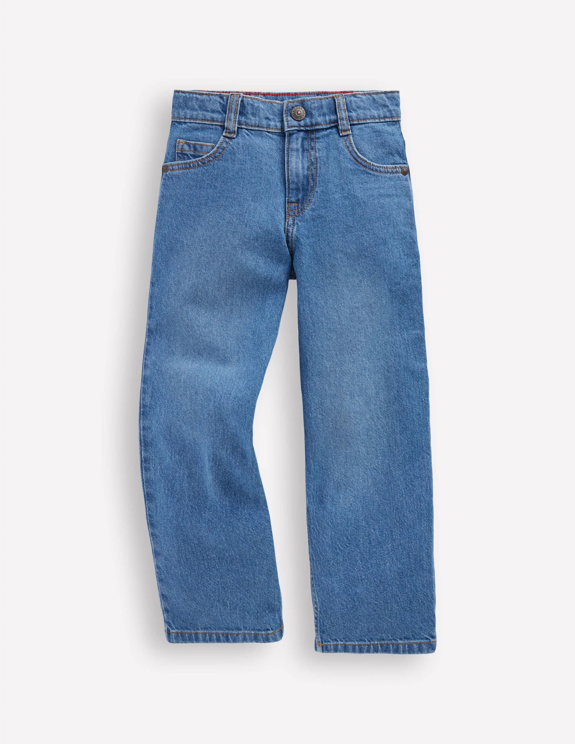 Relaxed Straight Jeans-Mid Wash - Image 6