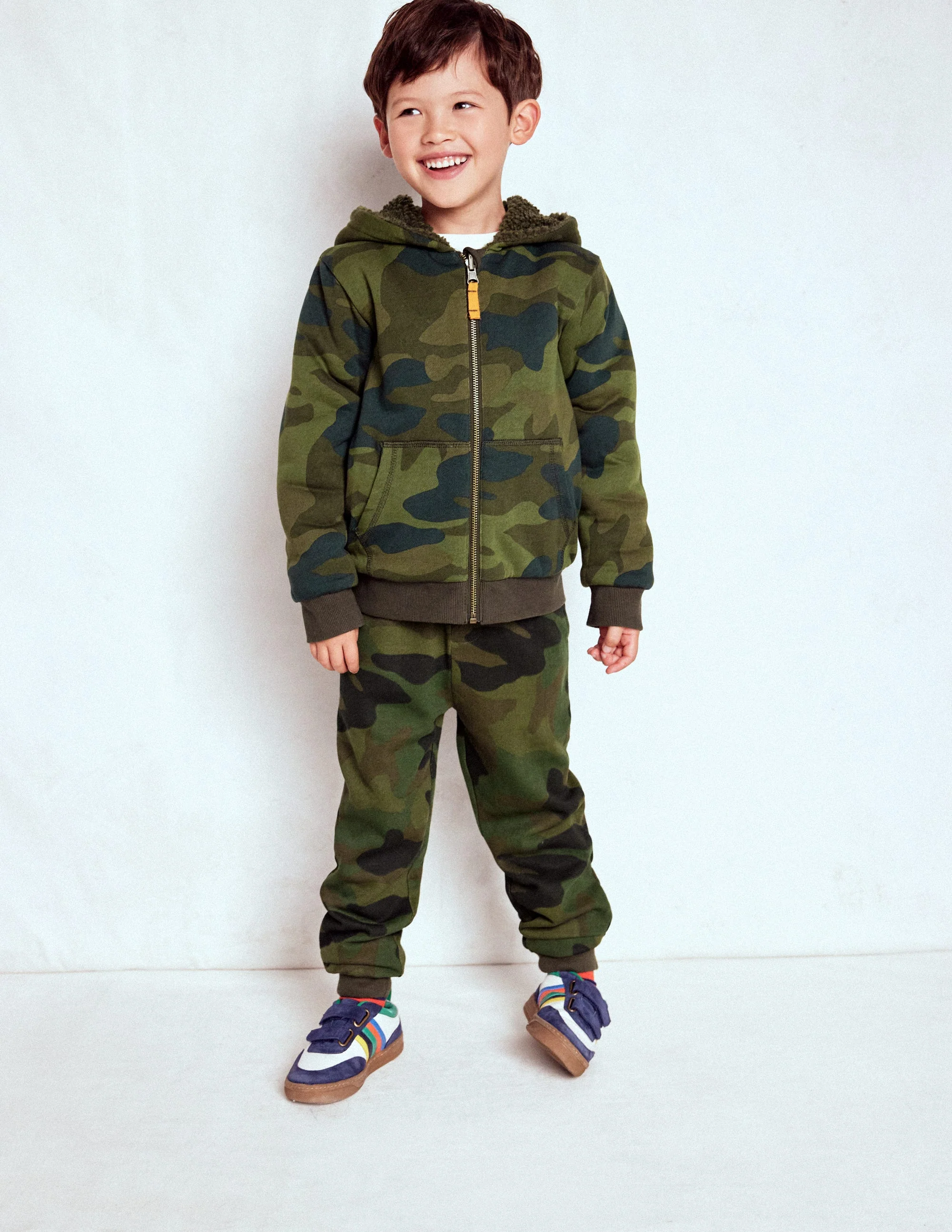 Reversible Borg Hoodie-Camo - Image 2