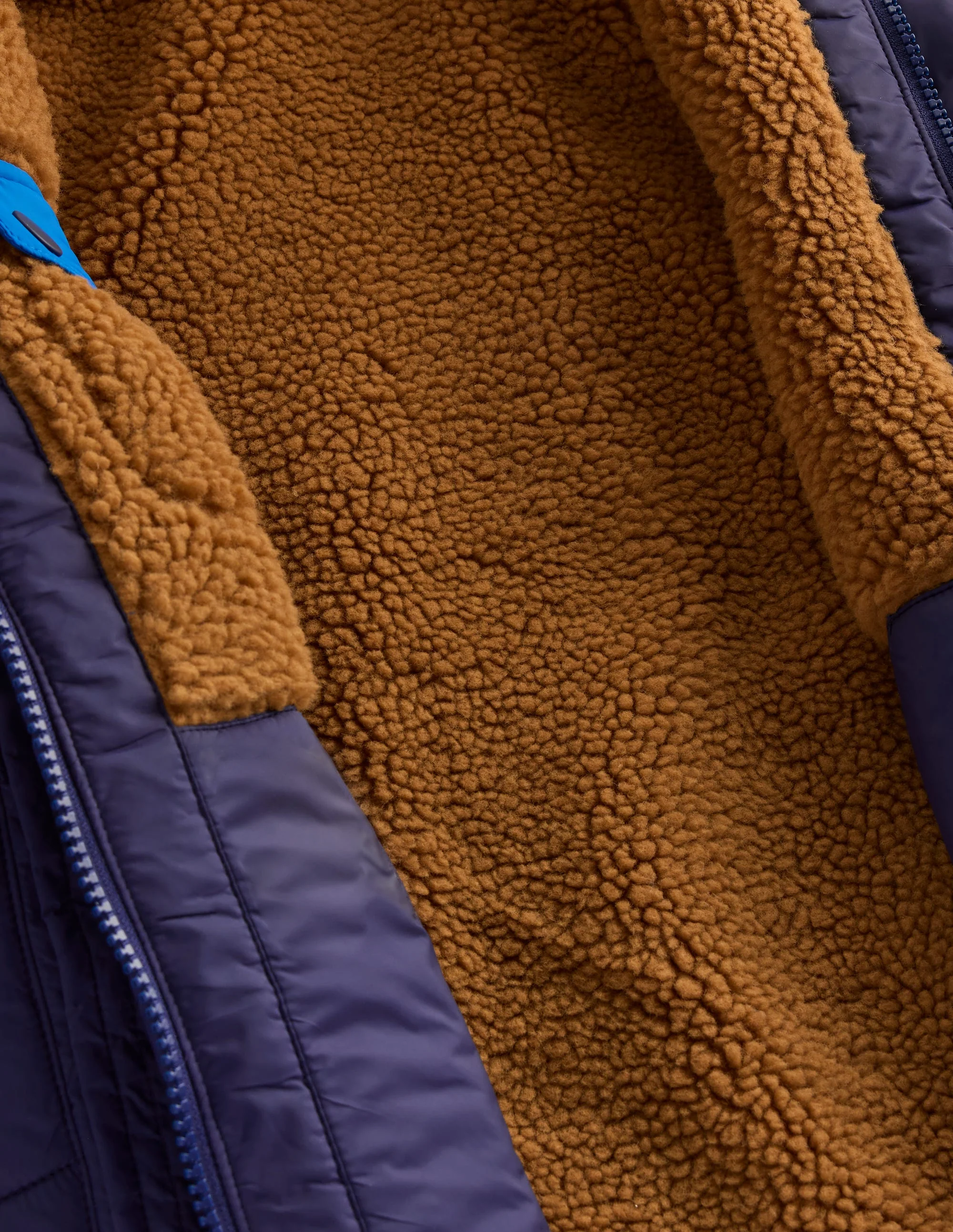 Reversible Cosy Borg Jacket-Brown Borg - Image 4