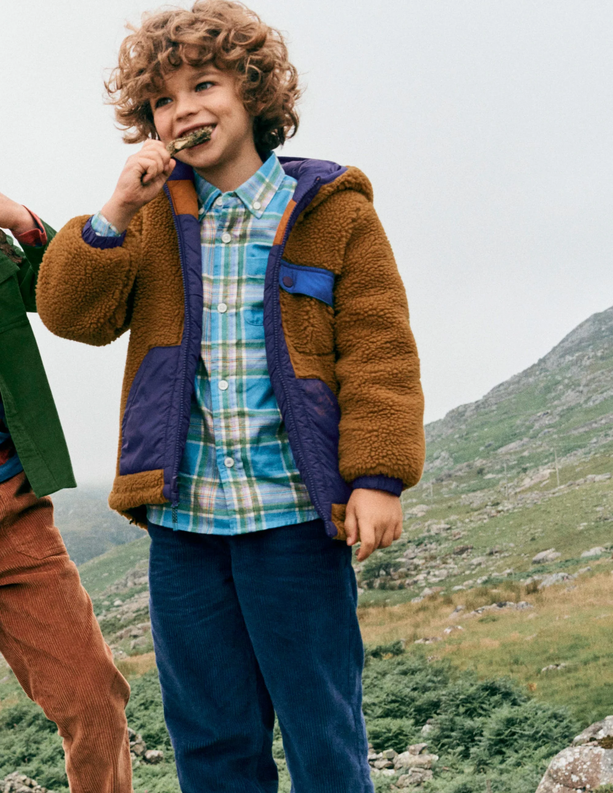 Reversible Cosy Borg Jacket-Brown Borg - Image 5