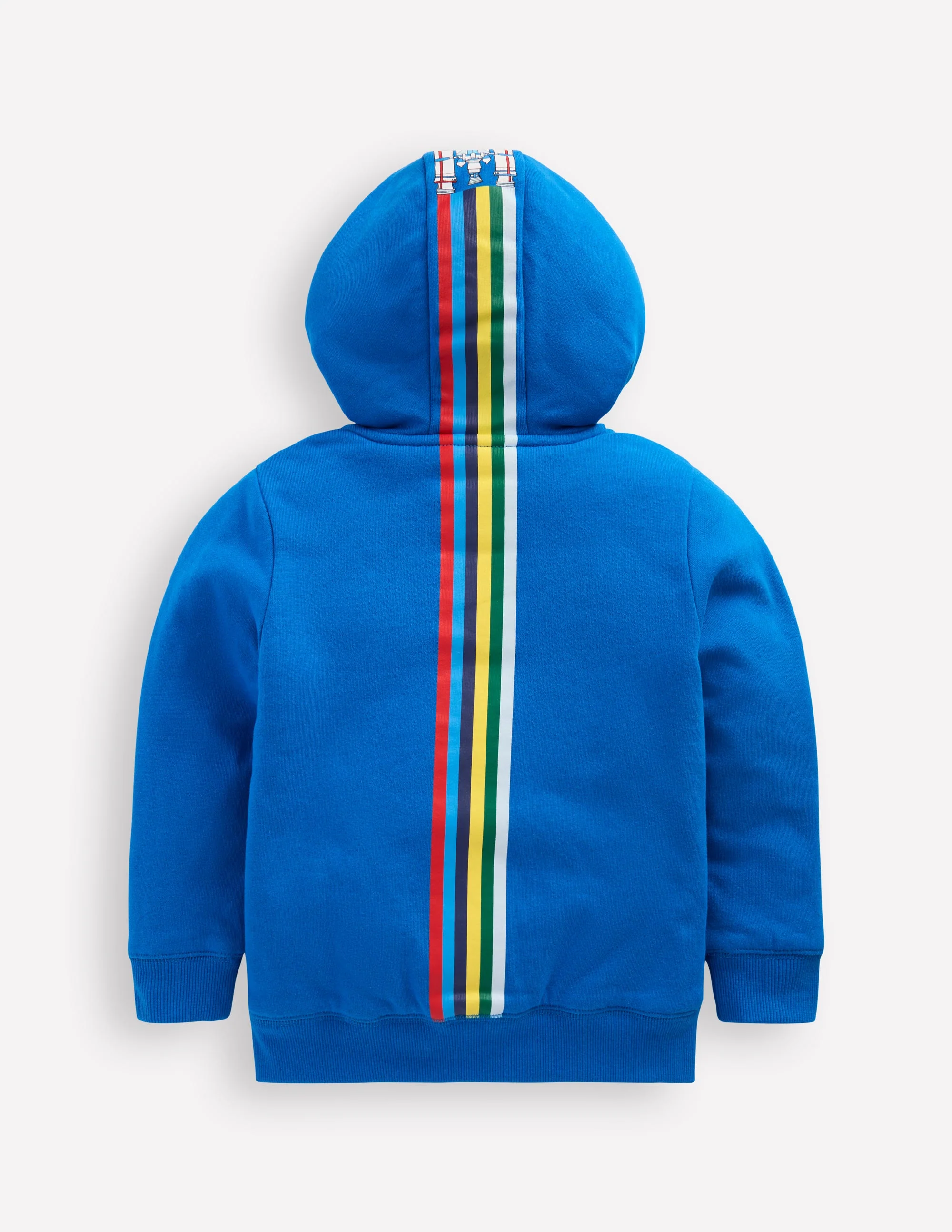 Shaggy-Lined Hoodie-Kingfisher Blue Rocket - Image 2