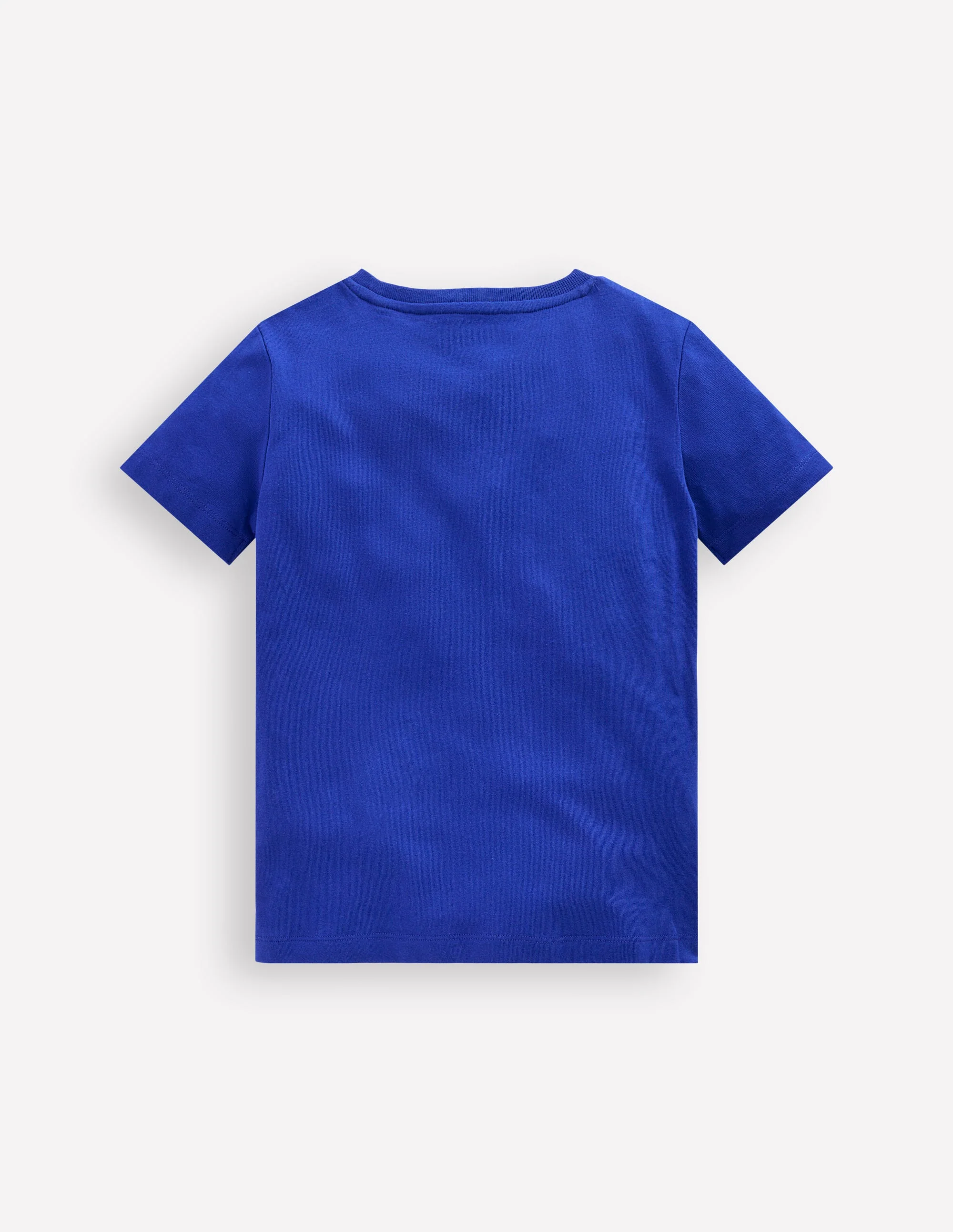 Short Sleeve Bouclé T-shirt-Bright Blue Turtles - Image 2