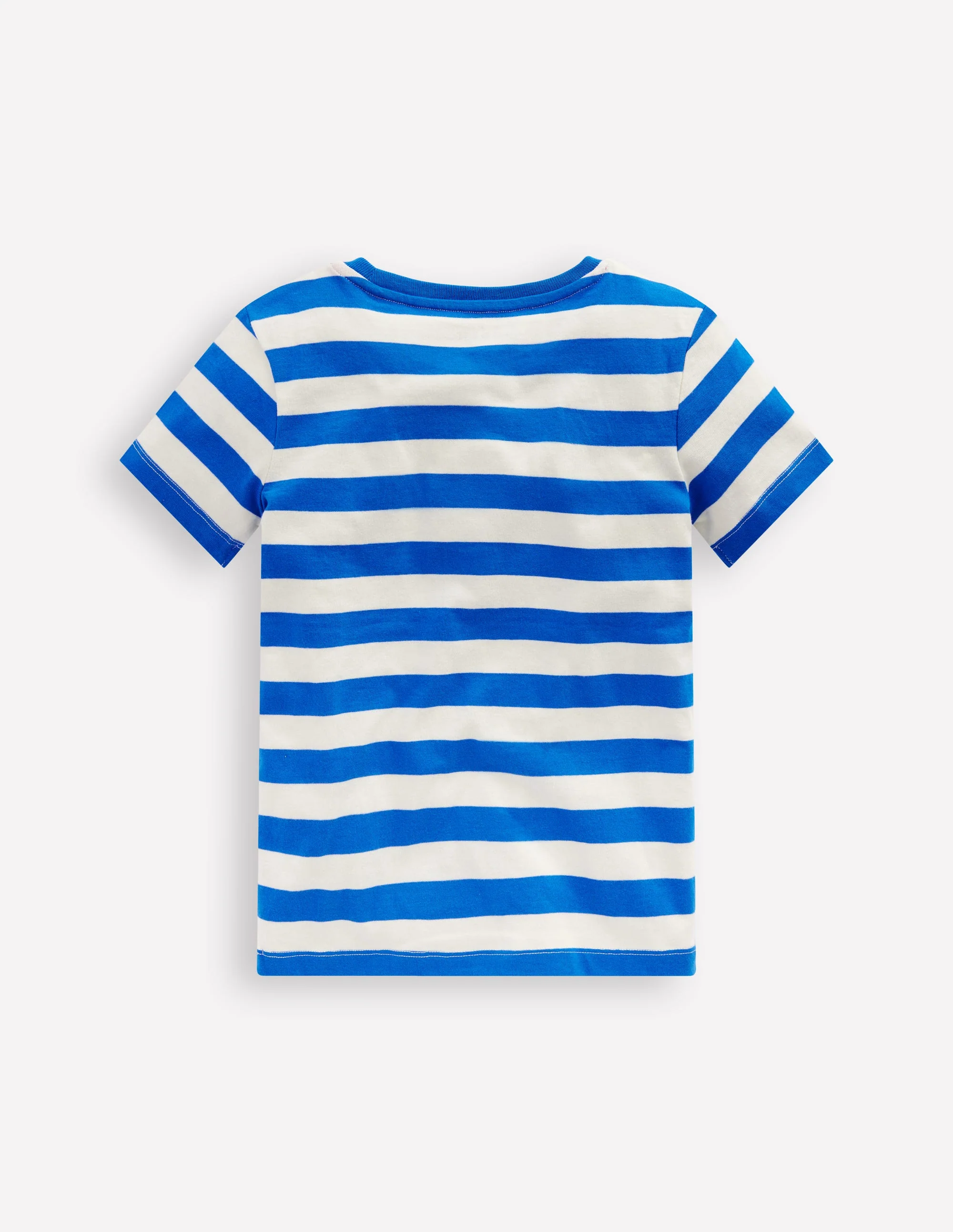 Short Sleeve Bouclé T-shirt-Gallery Blue/ Ivory Fruit Face - Image 5