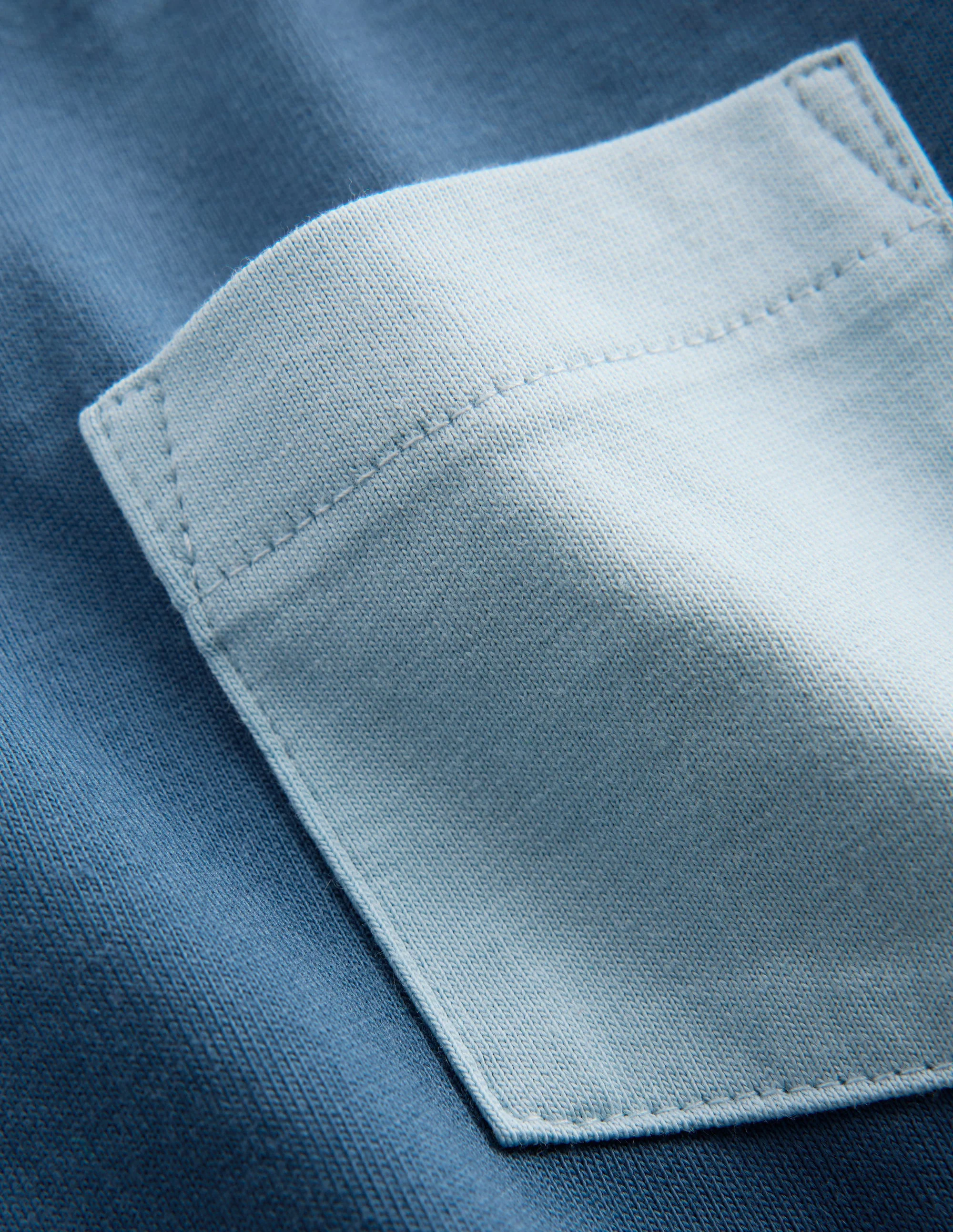 Short Sleeve Colourblock Tee-TRUE NAVY COLOURBLOCK - Image 3