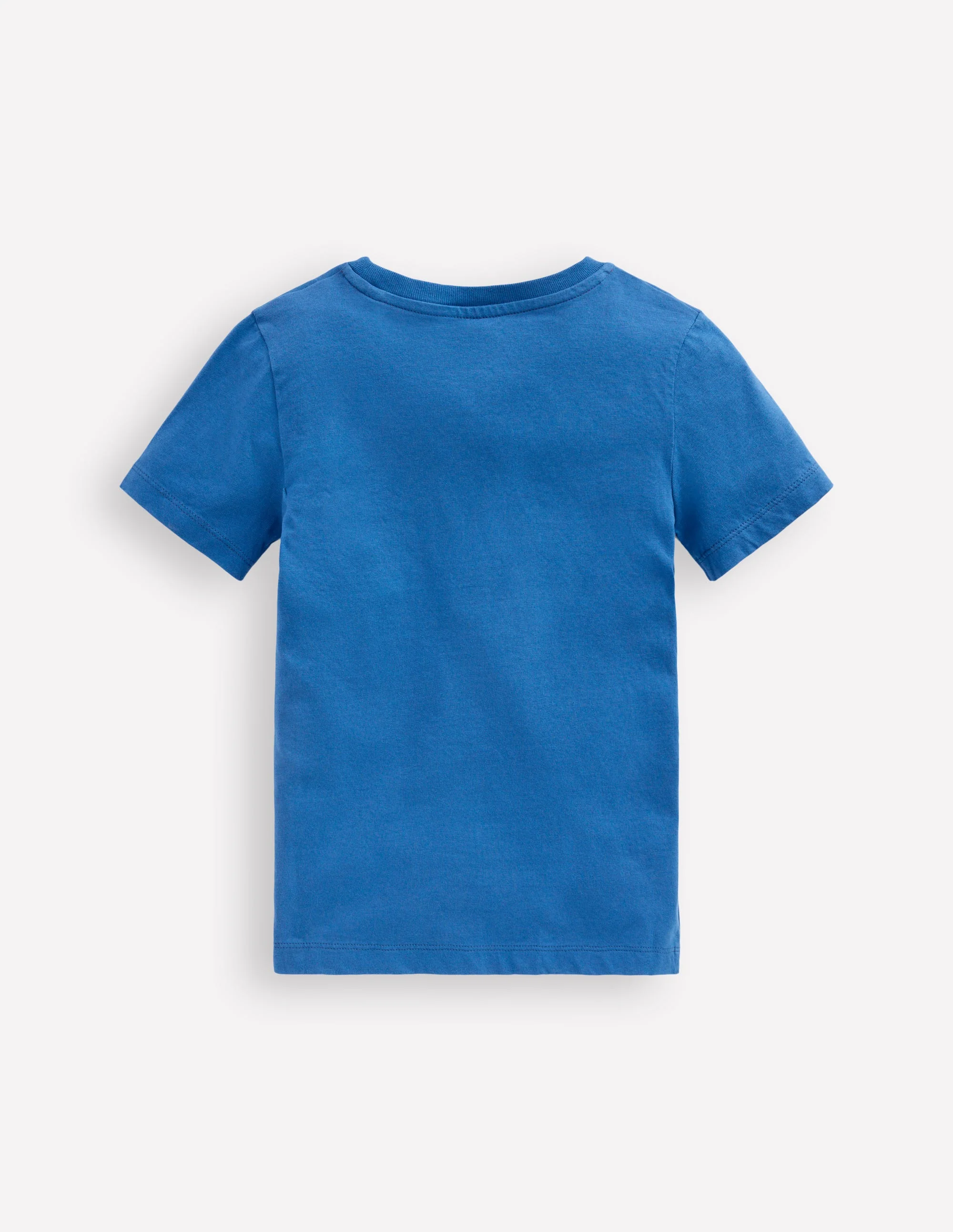Short Sleeve Fun Appliqué Tee-Bluejay Shark - Image 2