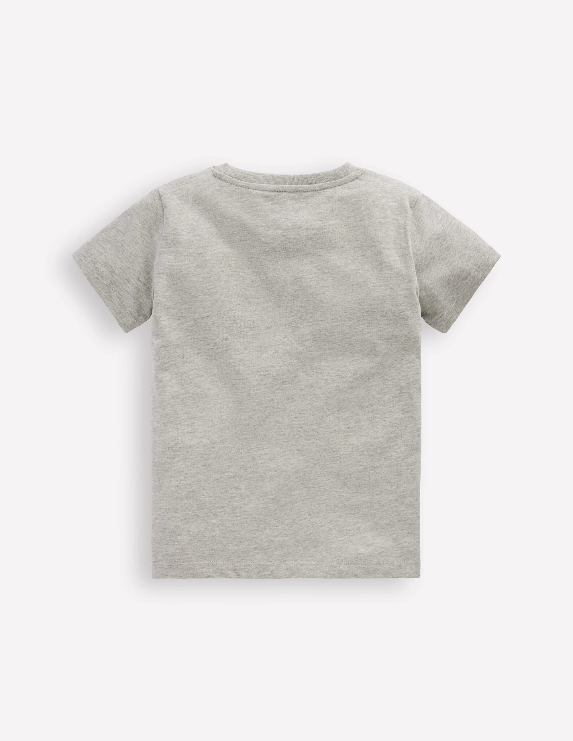 Short Sleeve Graphic T-shirt-Grey Marl Dinos - Image 2