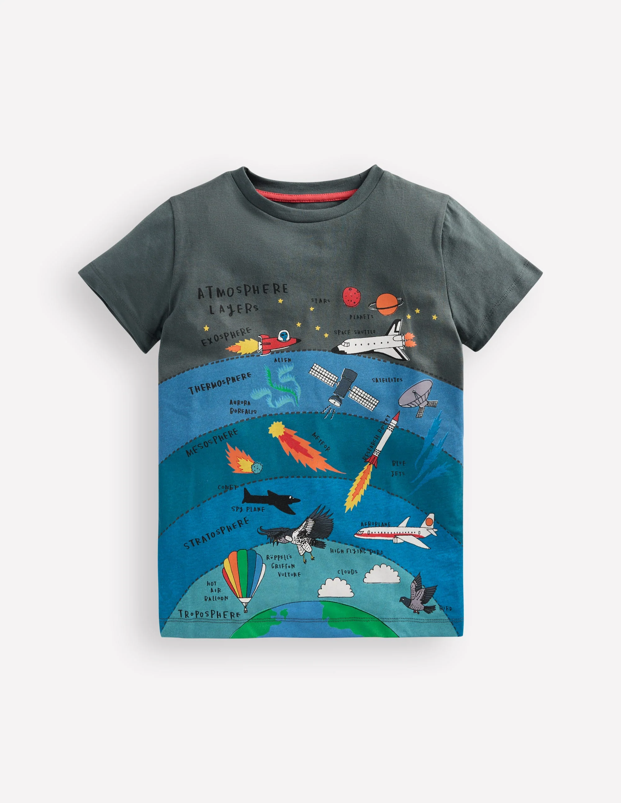 Short Sleeve Graphic T-shirt-Smoke Atmosphere
