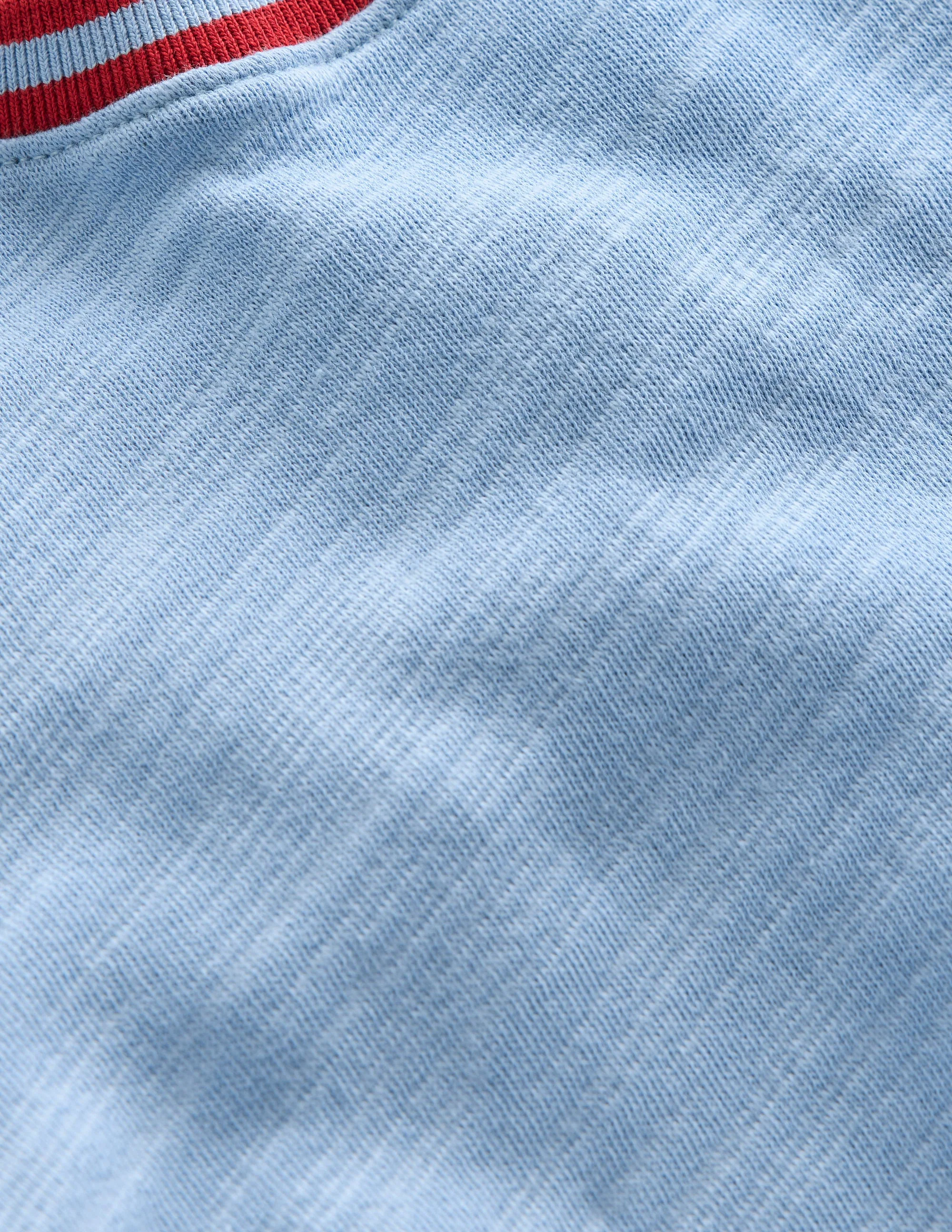 Short Sleeve Mid Weight Tee-Glacier Blue - Image 3