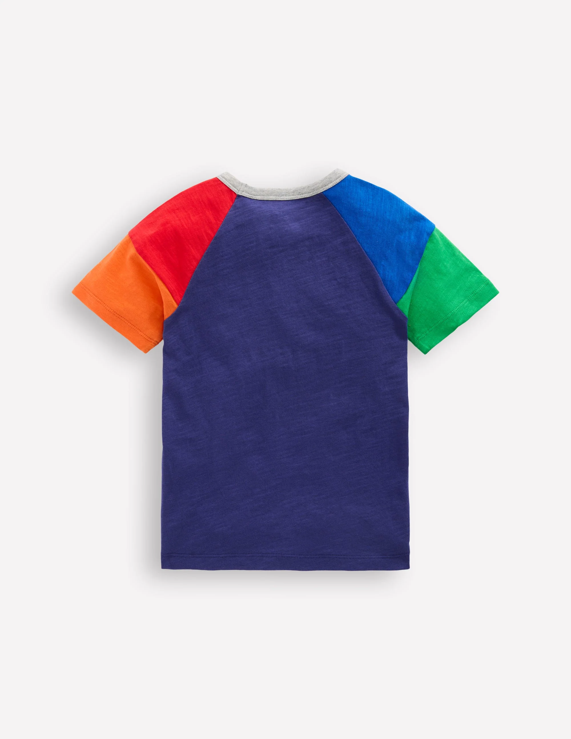Short Sleeve Raglan T-Shirt-Twilight Blue - Image 2