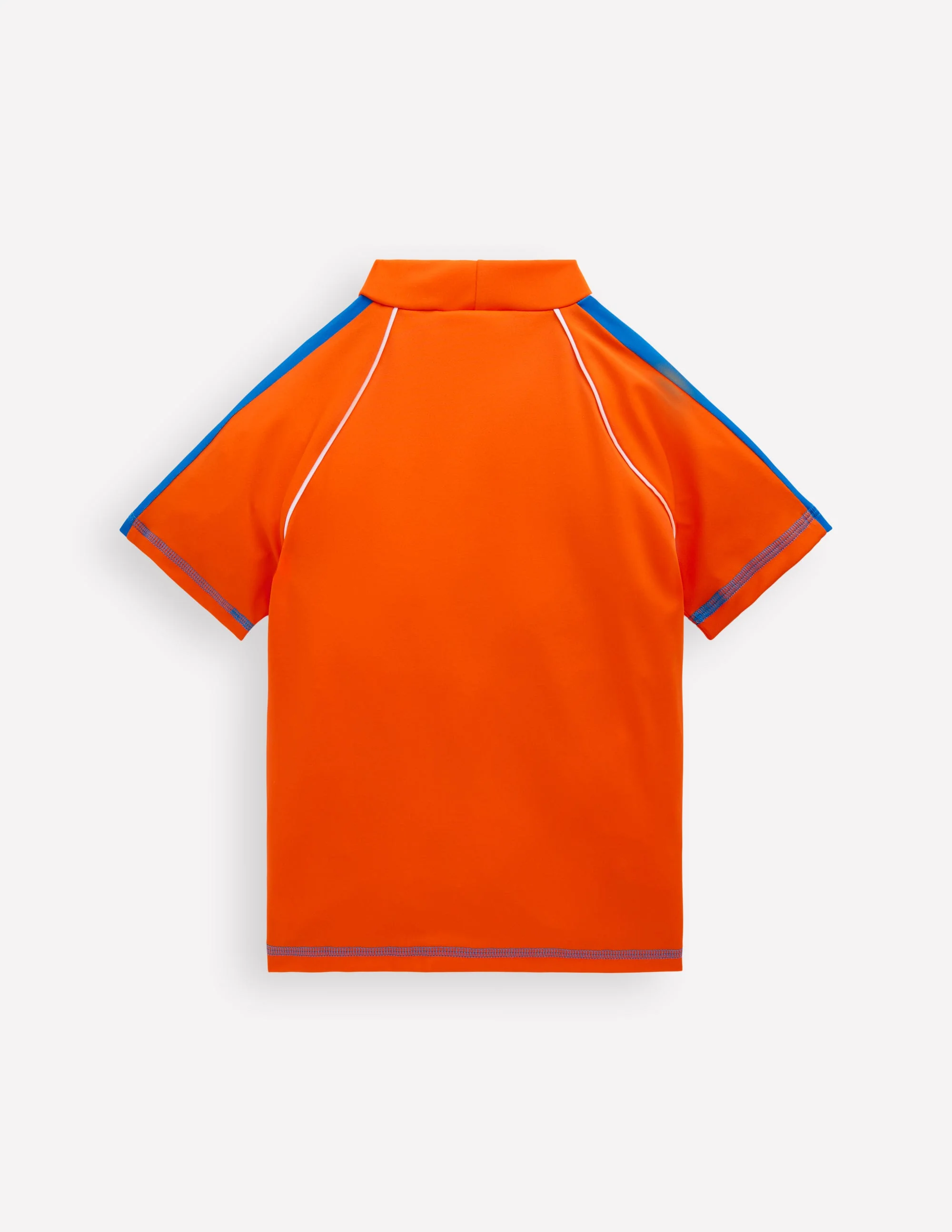 Short Sleeve Rash Vest-Bright Orange - Image 2
