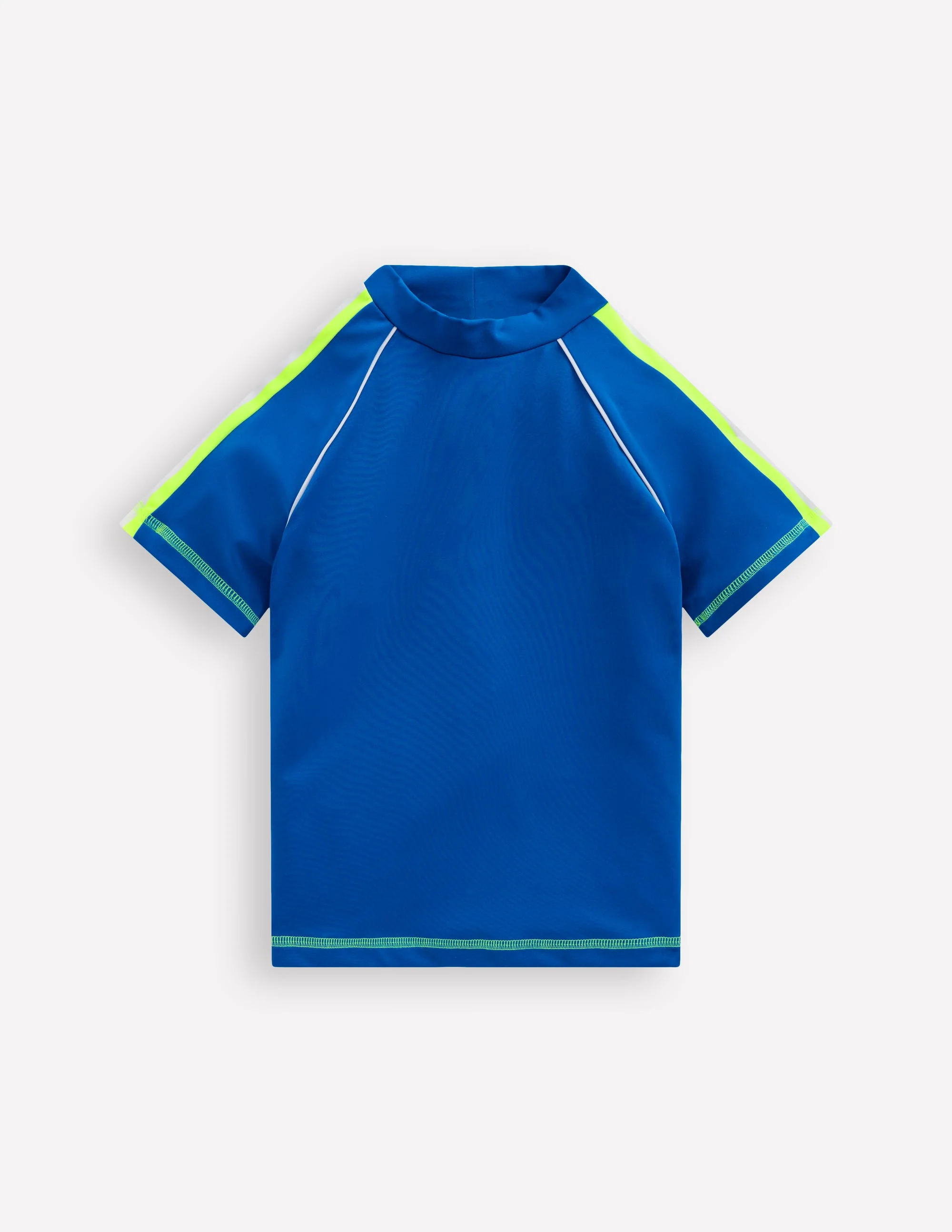 Short Sleeve Rash Vest-Directoire Blue