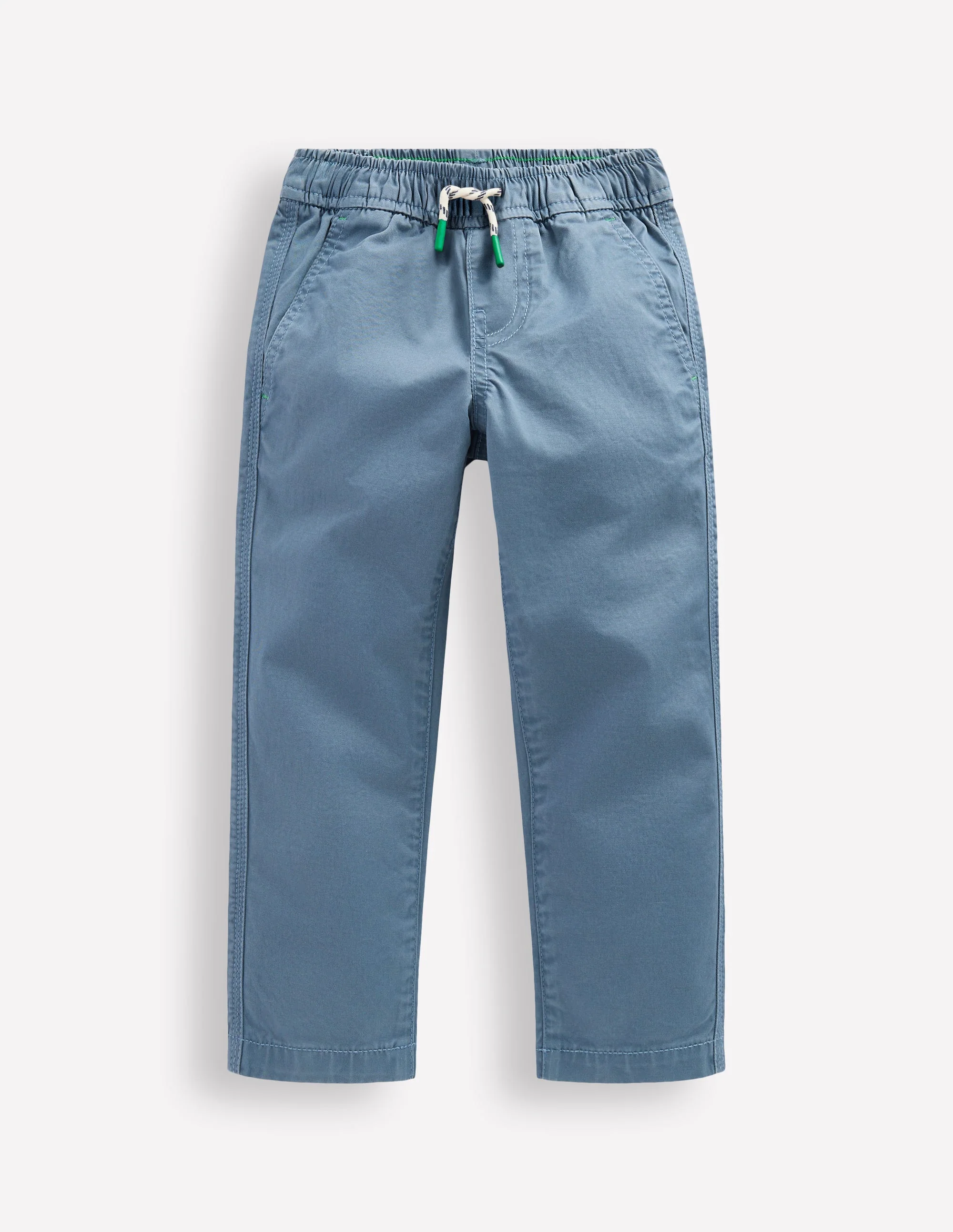 Slim Pull-on Trousers-Bering sea - Image 4