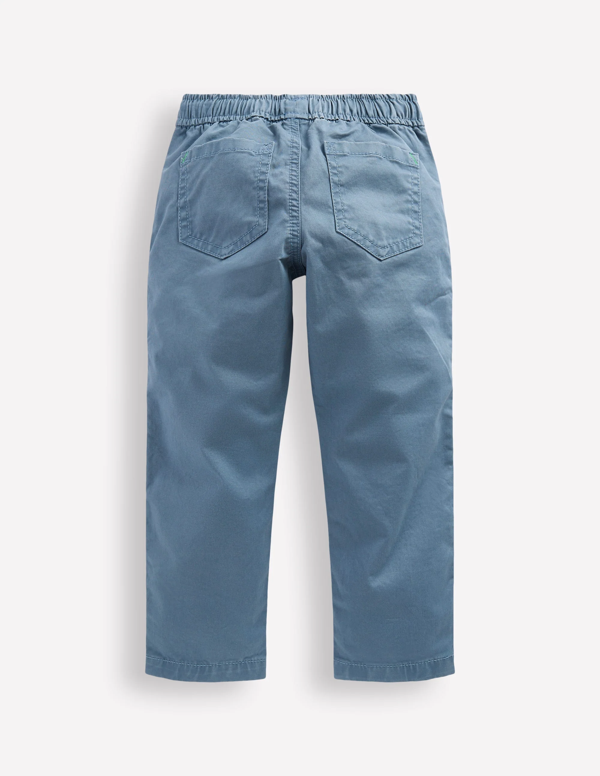 Slim Pull-on Trousers-Bering sea - Image 5