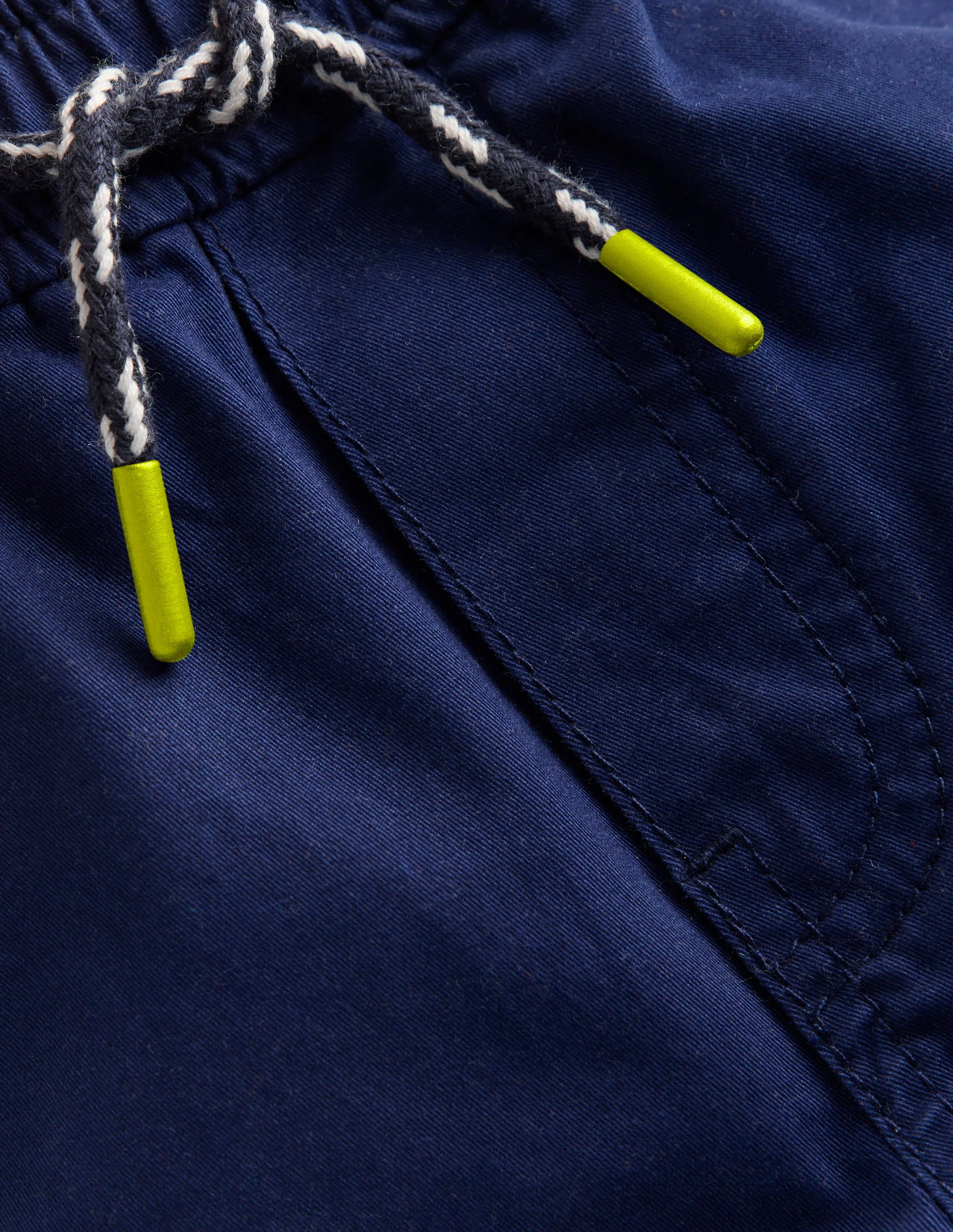 Slim Pull-on Trousers-College Navy - Image 5