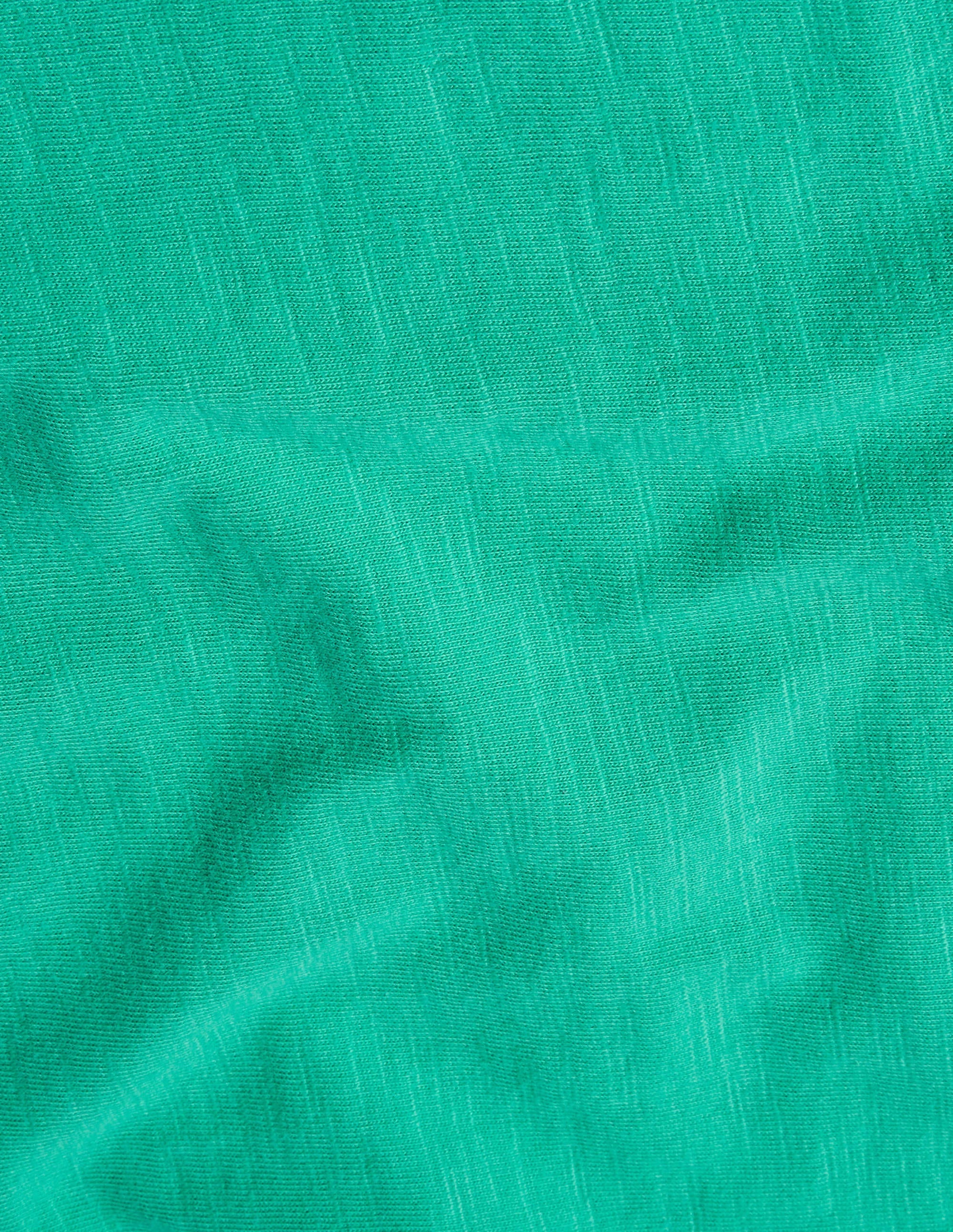 Slub Washed T-shirt-Tropical Green - Image 3