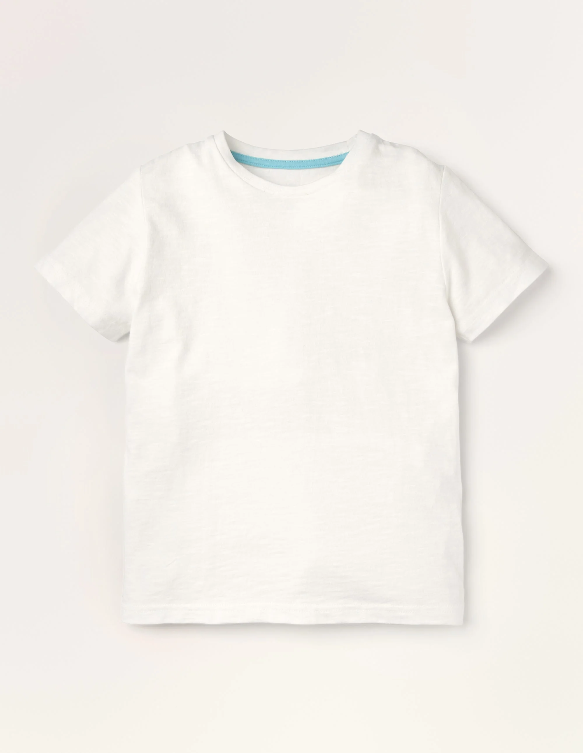 Slub Washed T-shirt-White