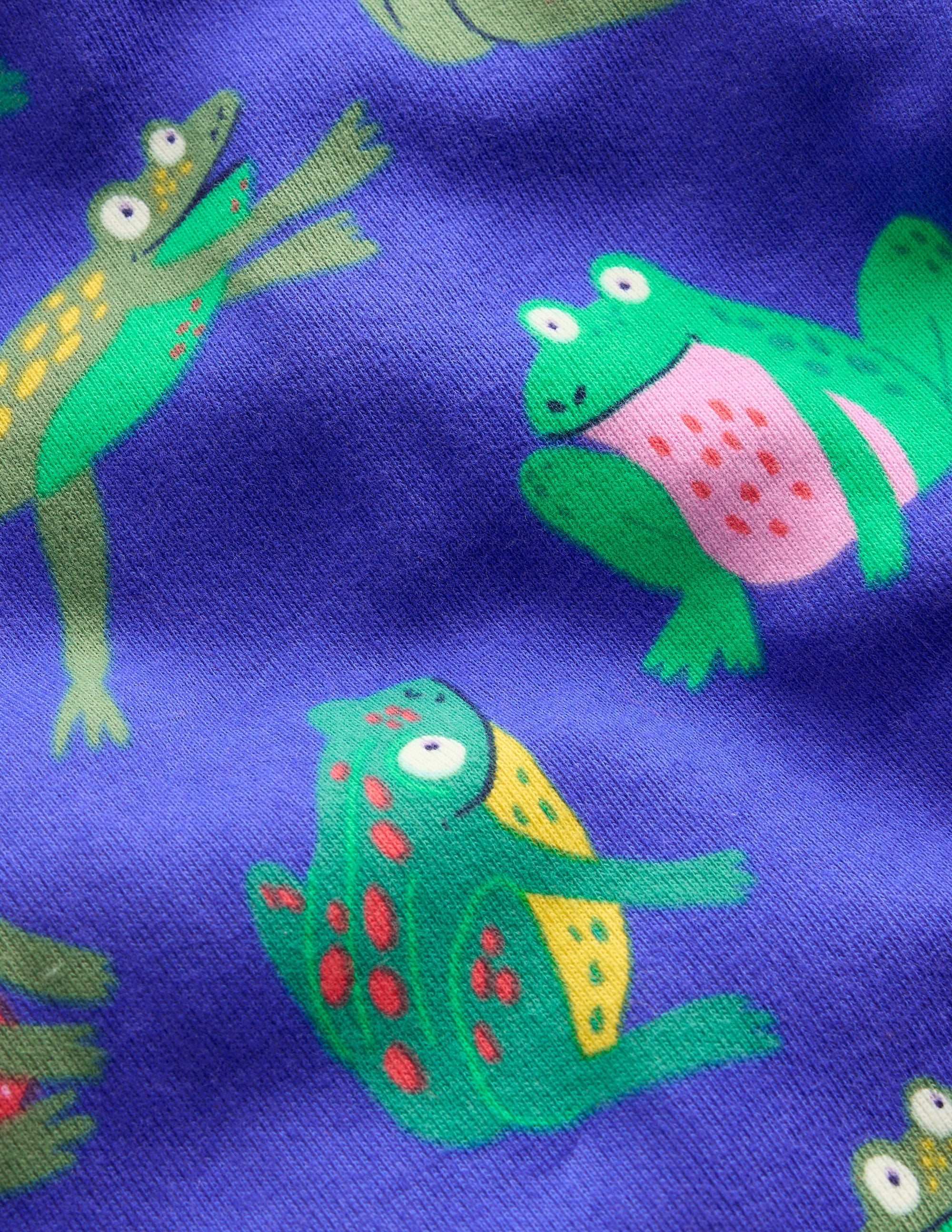 Snug Glow-in-the-dark Pyjamas-Surf The Web Frogs - Image 3