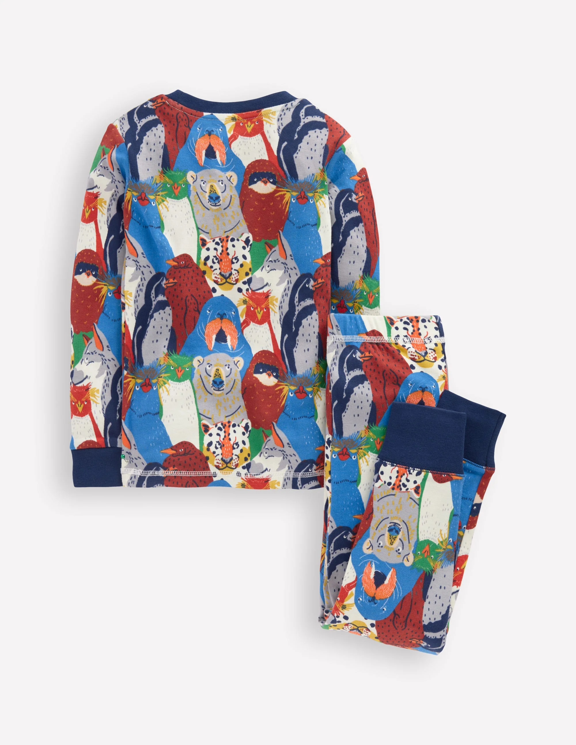 Snug Long John Pyjamas-Multi Arctic Audience - Image 2