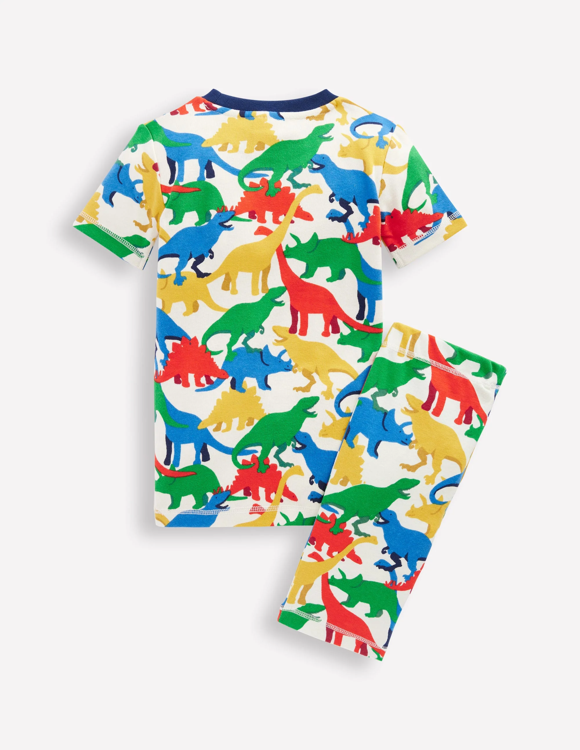 Snug Short John Pyjamas-Multi Dinos - Image 2