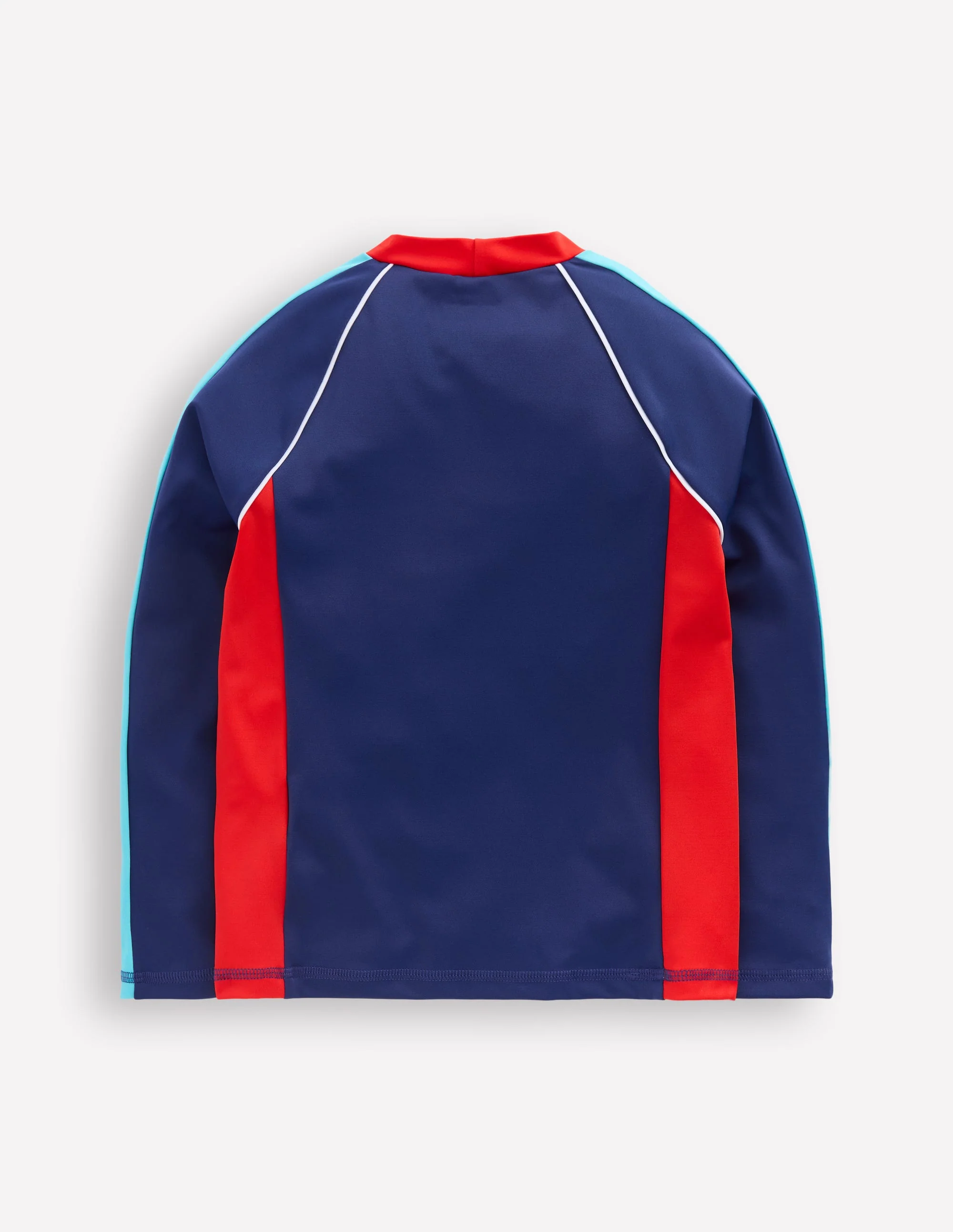 Sun Safe Col Block Rash Vest-Mazarine Blue - Image 2