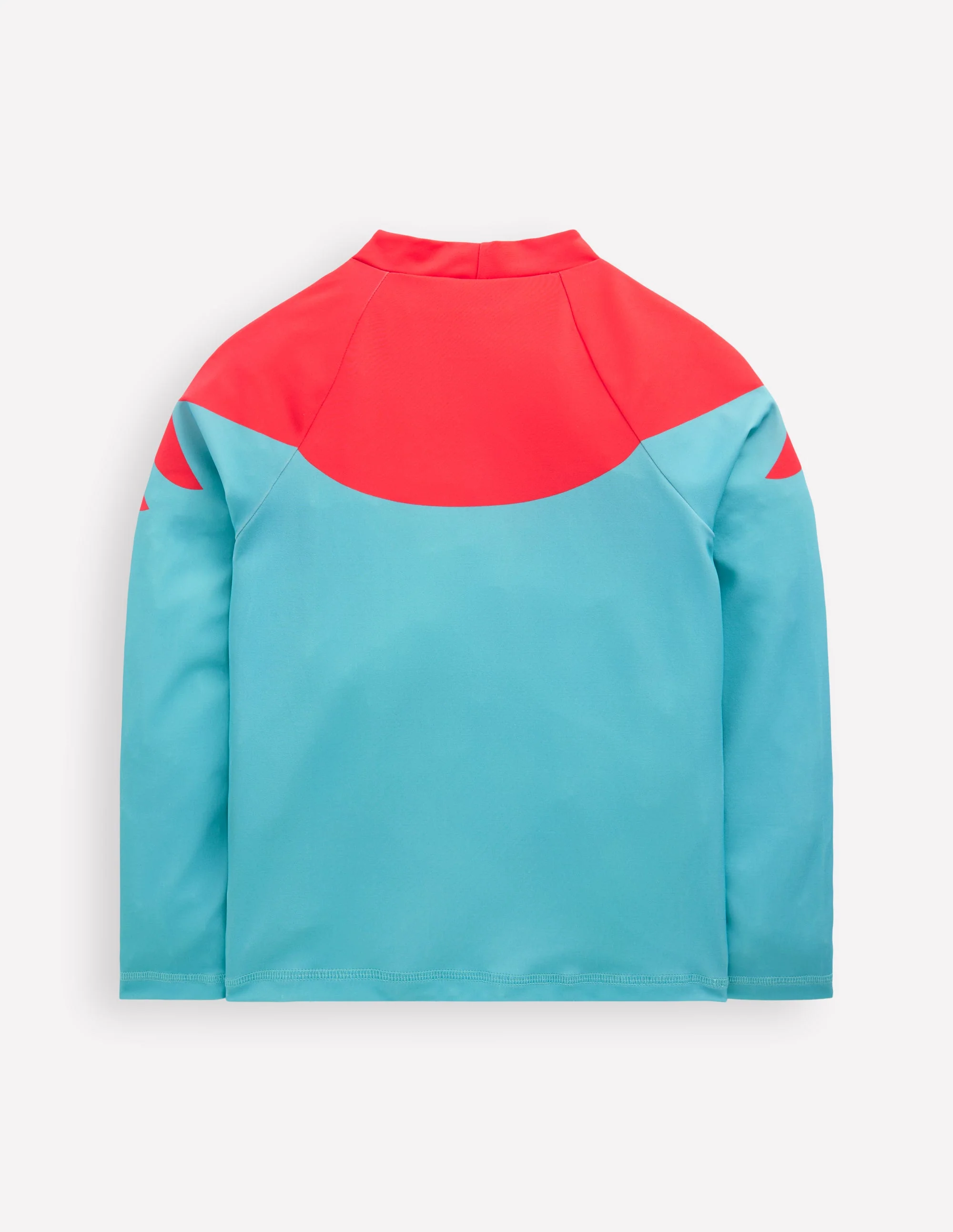 Sun Safe Fun Rash Vest-Aqua Sea Blue Crab - Image 2
