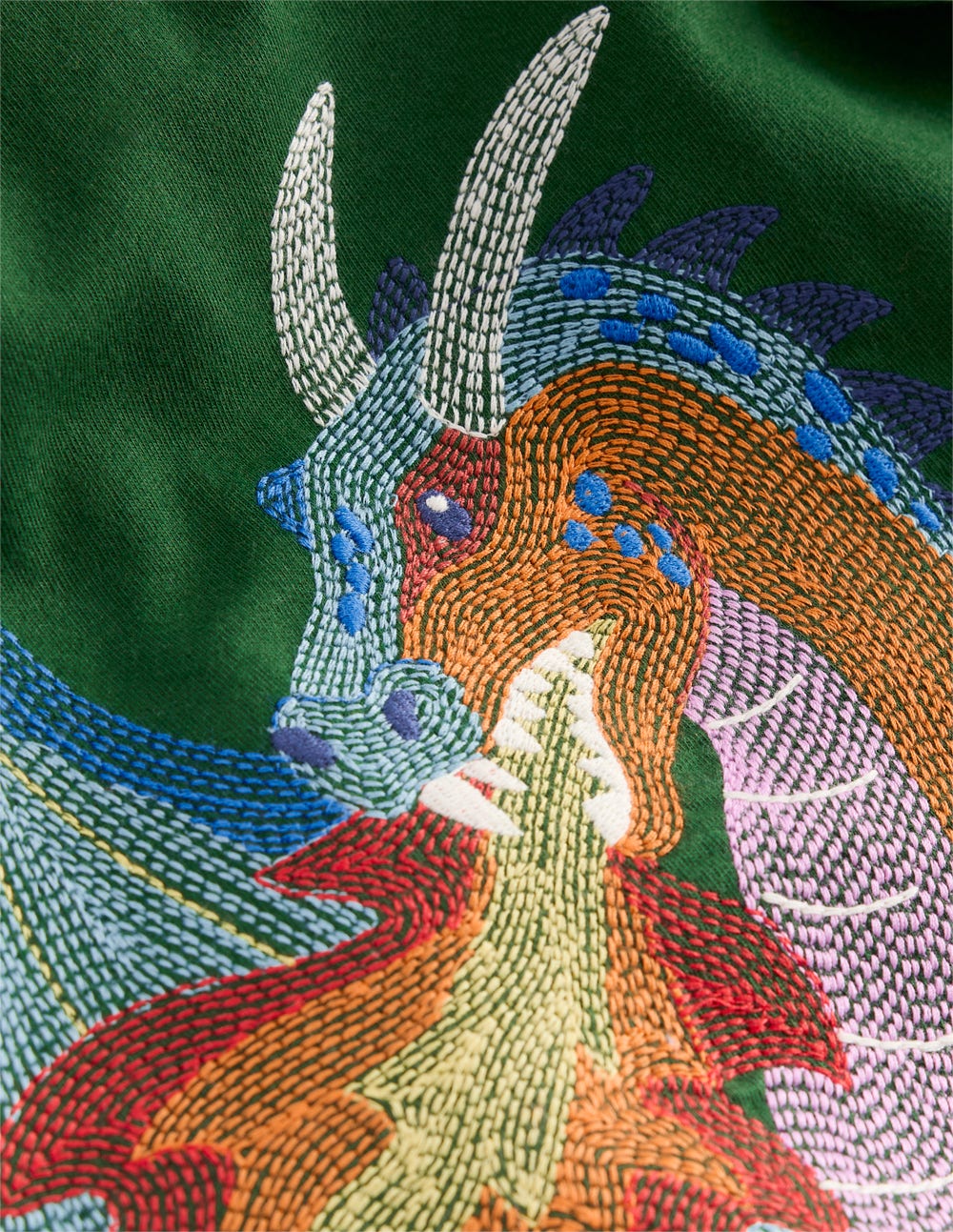 Superstitch Long Sleeve Top-Shady Green Dragon - Image 3