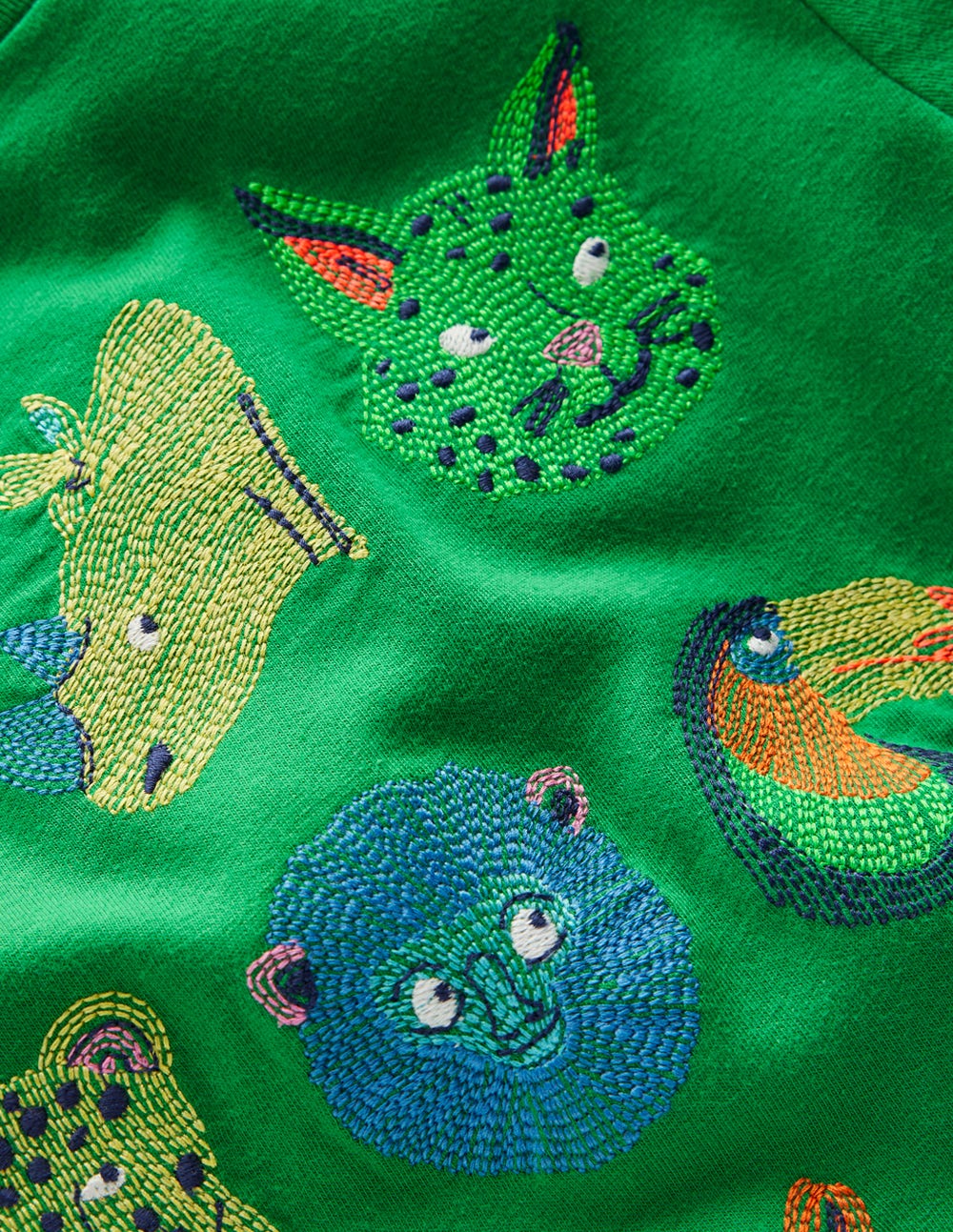 Superstitch T-Shirt-Highland Green Jungle Animals - Image 3