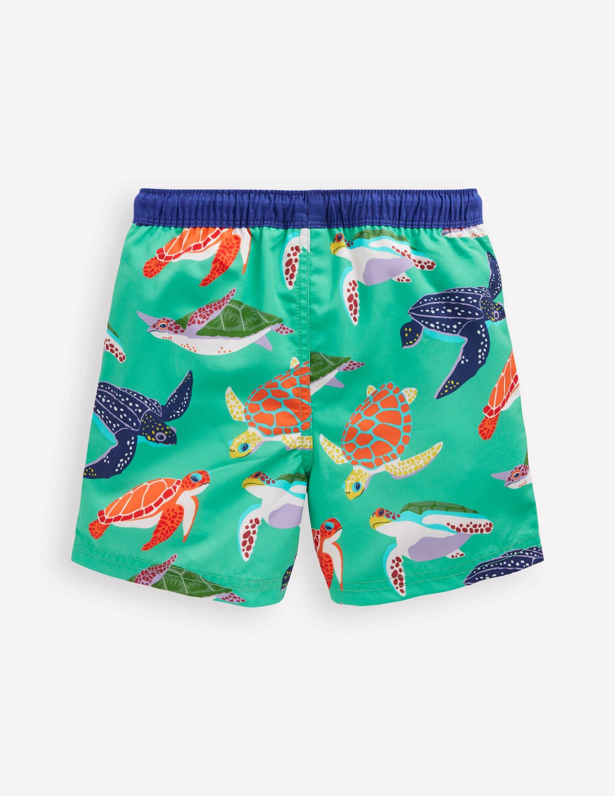 Swim Shorts-Aqaumarine Blue Turtles - Image 2