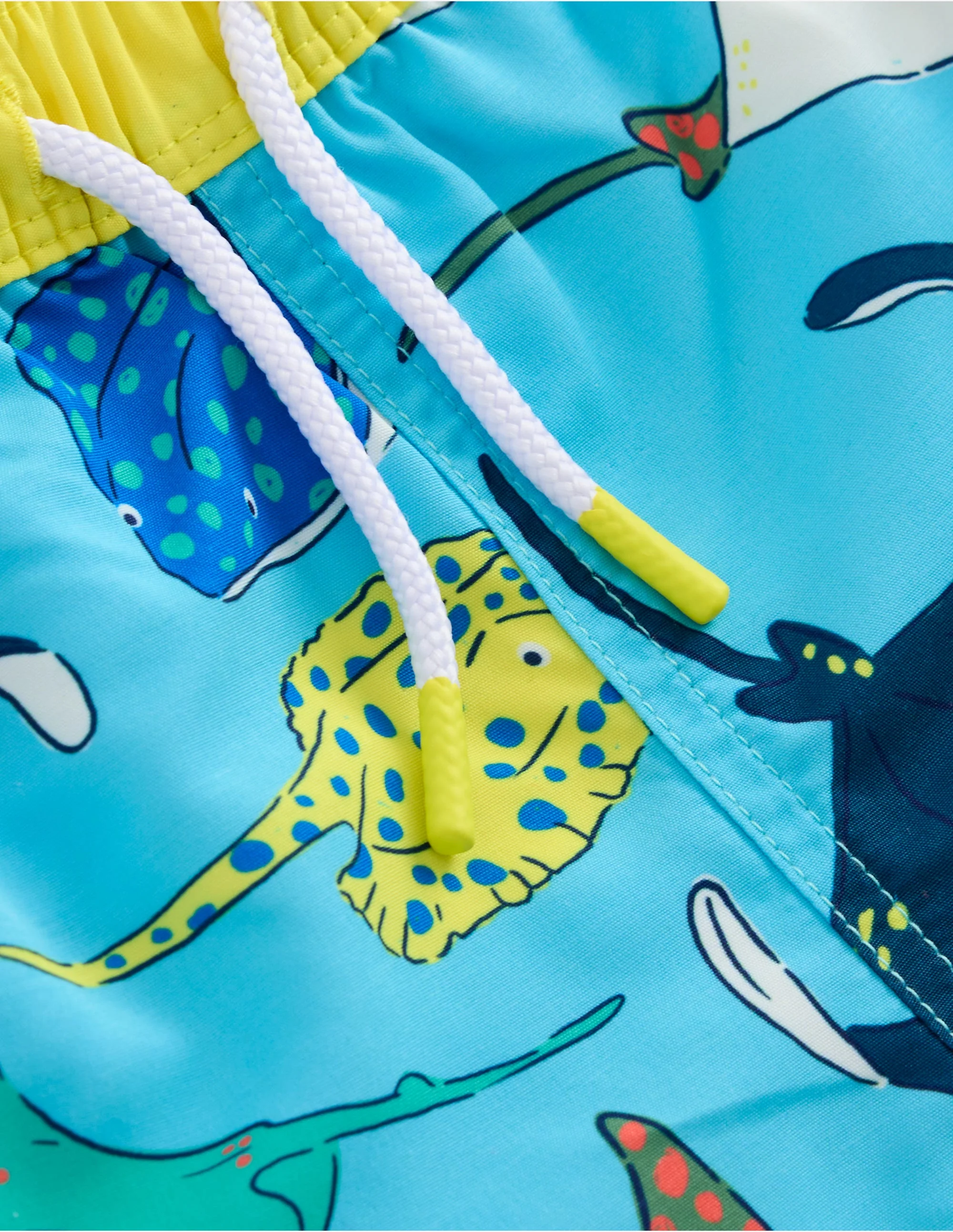 Swim Shorts-Caribbean Blue Rays - Image 3
