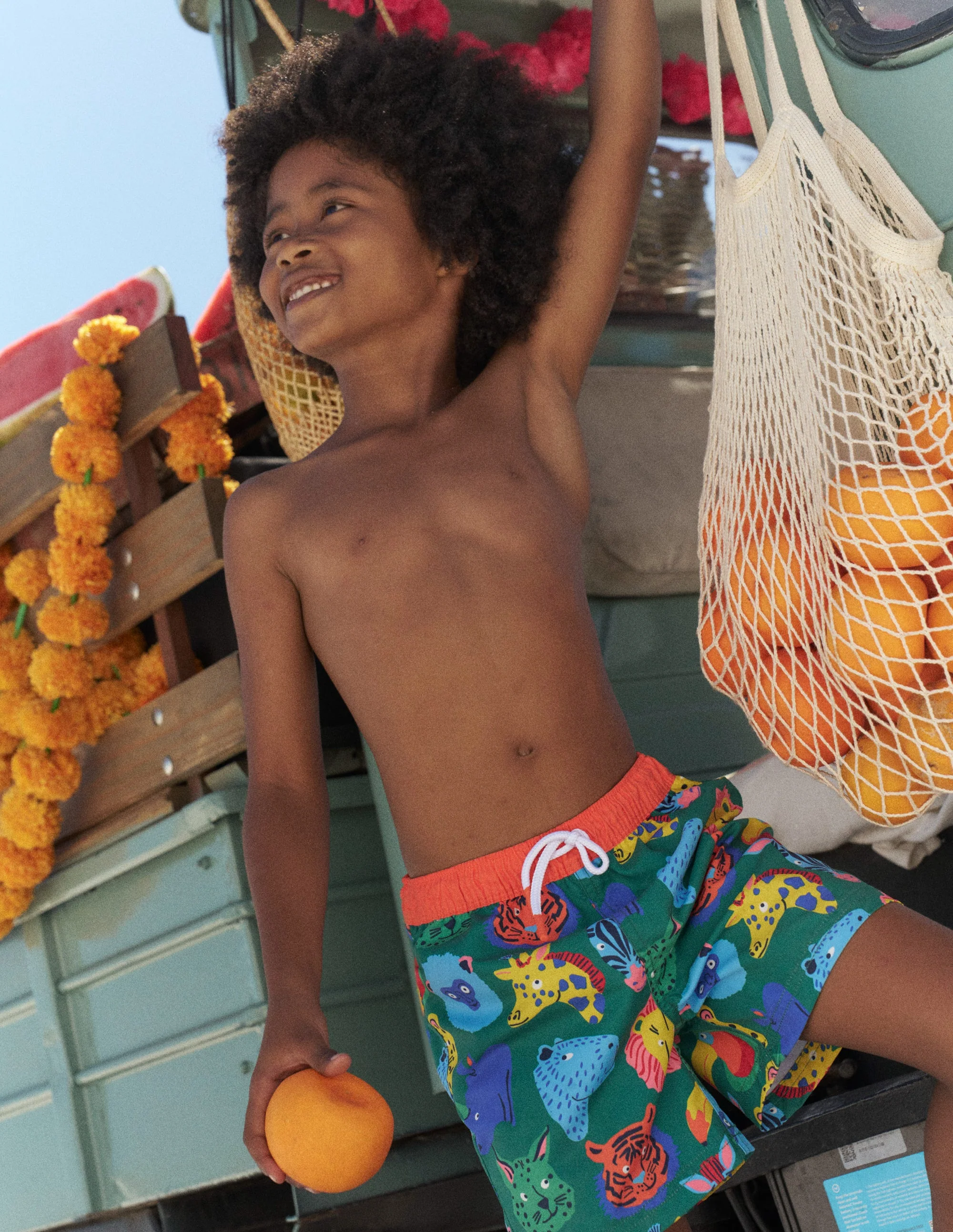 Swim Shorts-Multi Animal Faces - Image 4