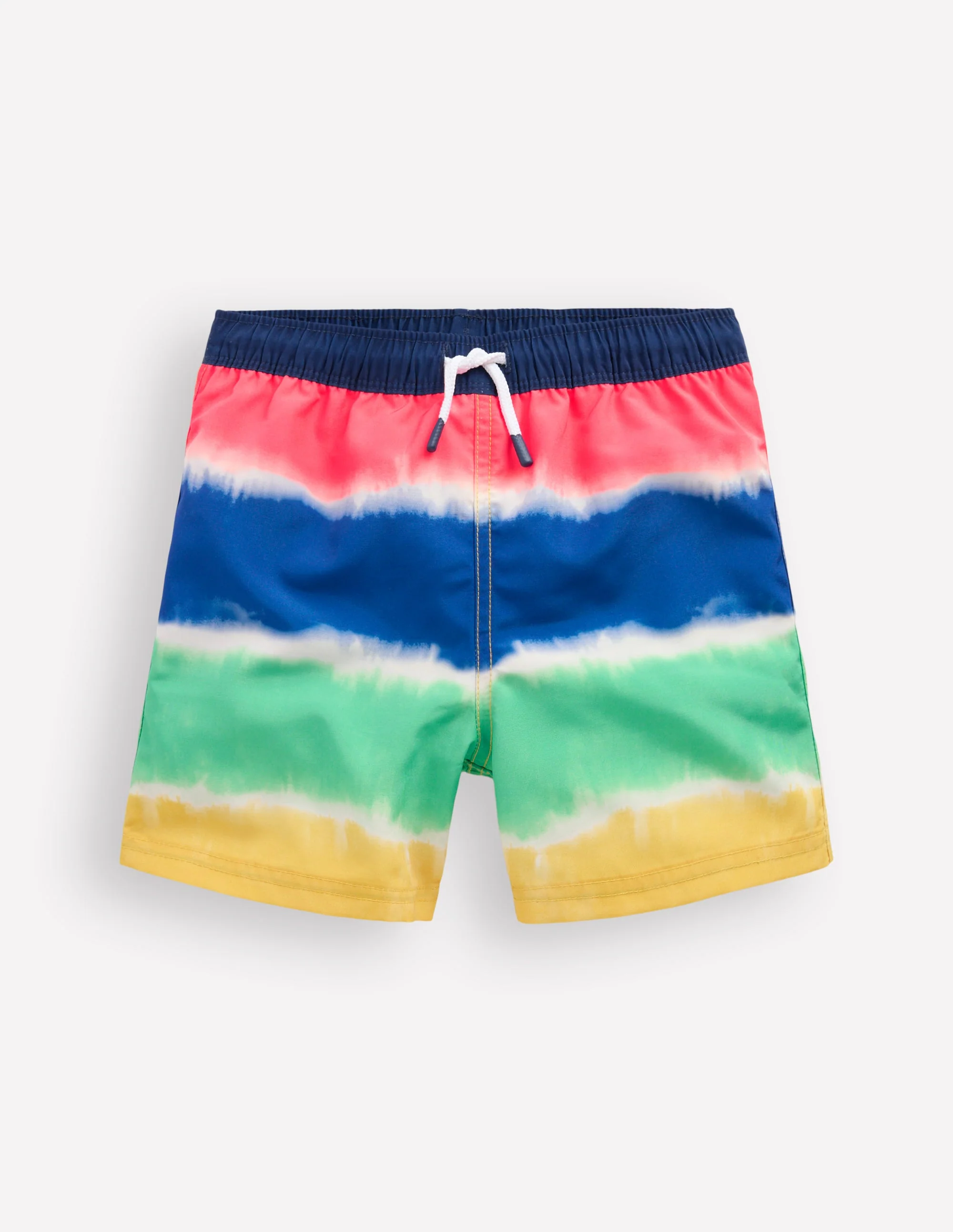 Swim Shorts-Rainbow Tie Dye