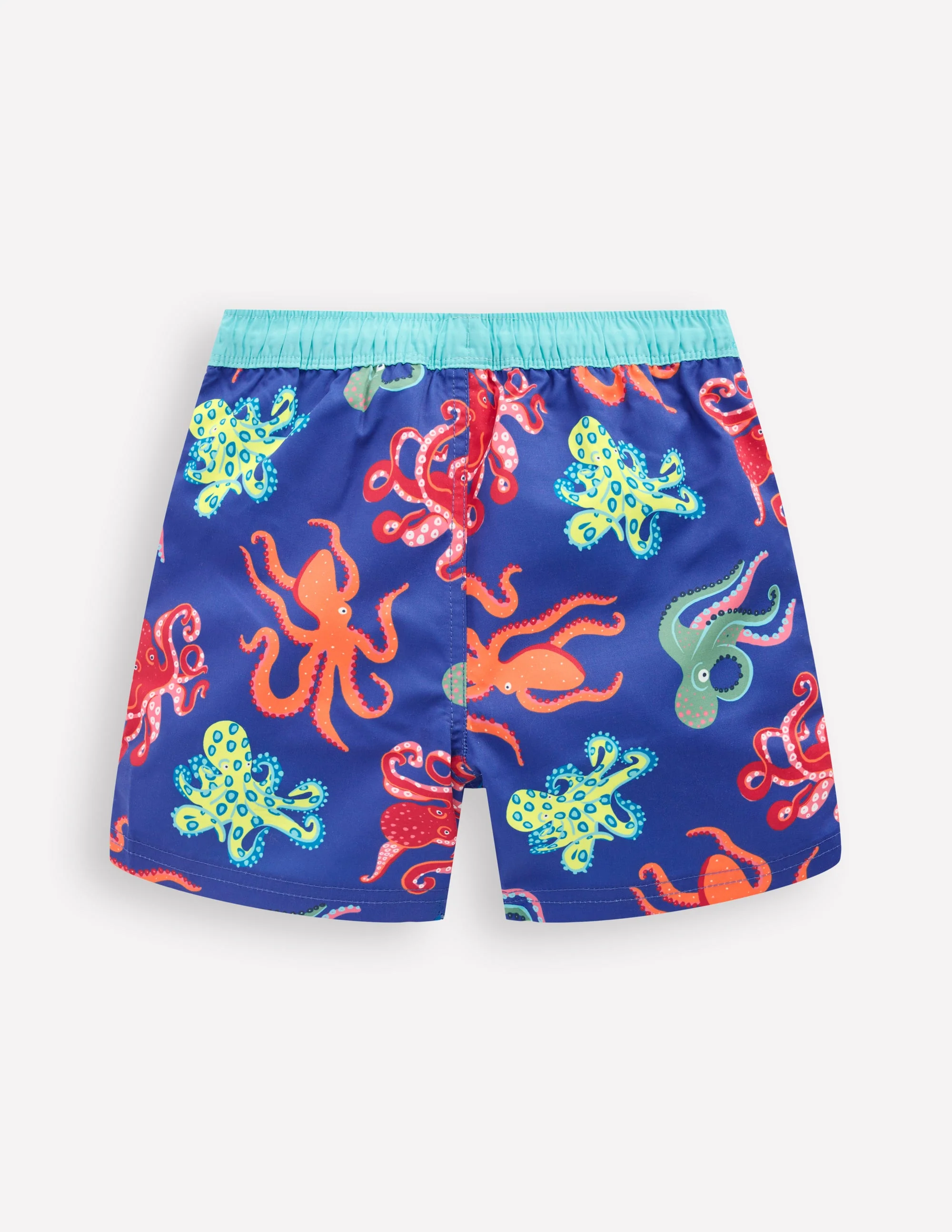 Swim Shorts-Sapphire Blue Octopus - Image 2