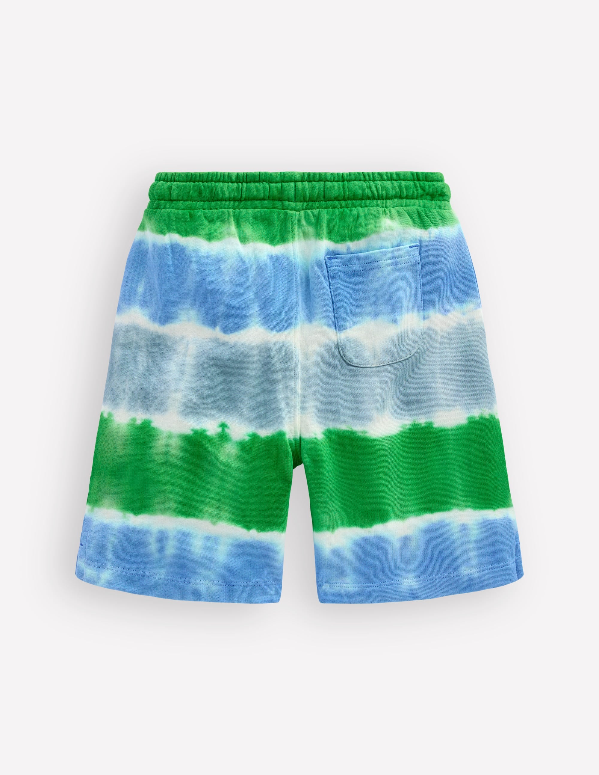 Tie Dye Shorts-Green and Blue - Image 2