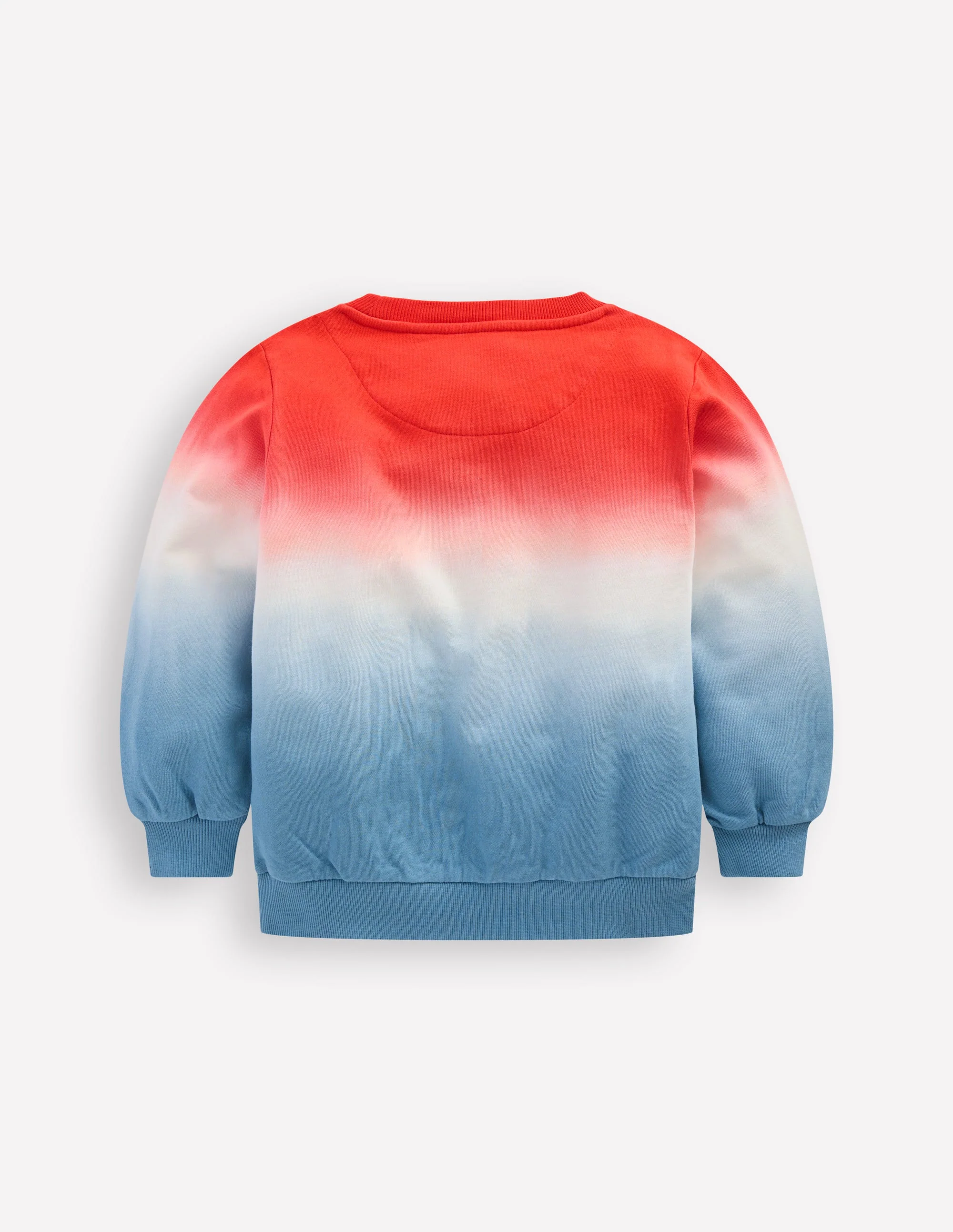 Tie Dye Sweatshirt-Glacier Blue/ Sunset Orange - Image 2