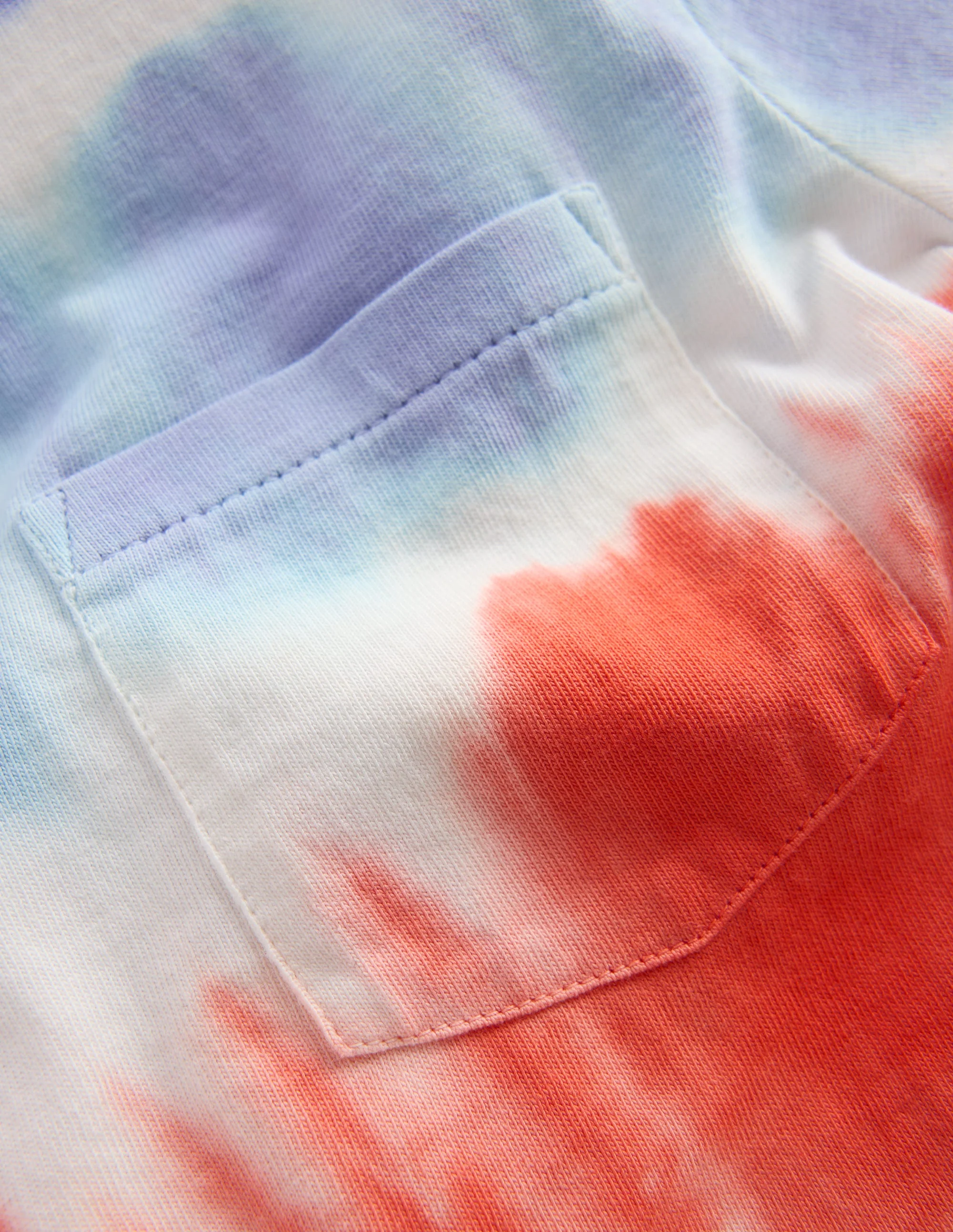 Tie Dye T-Shirt-FIESTA MULTI STRIPE - Image 3