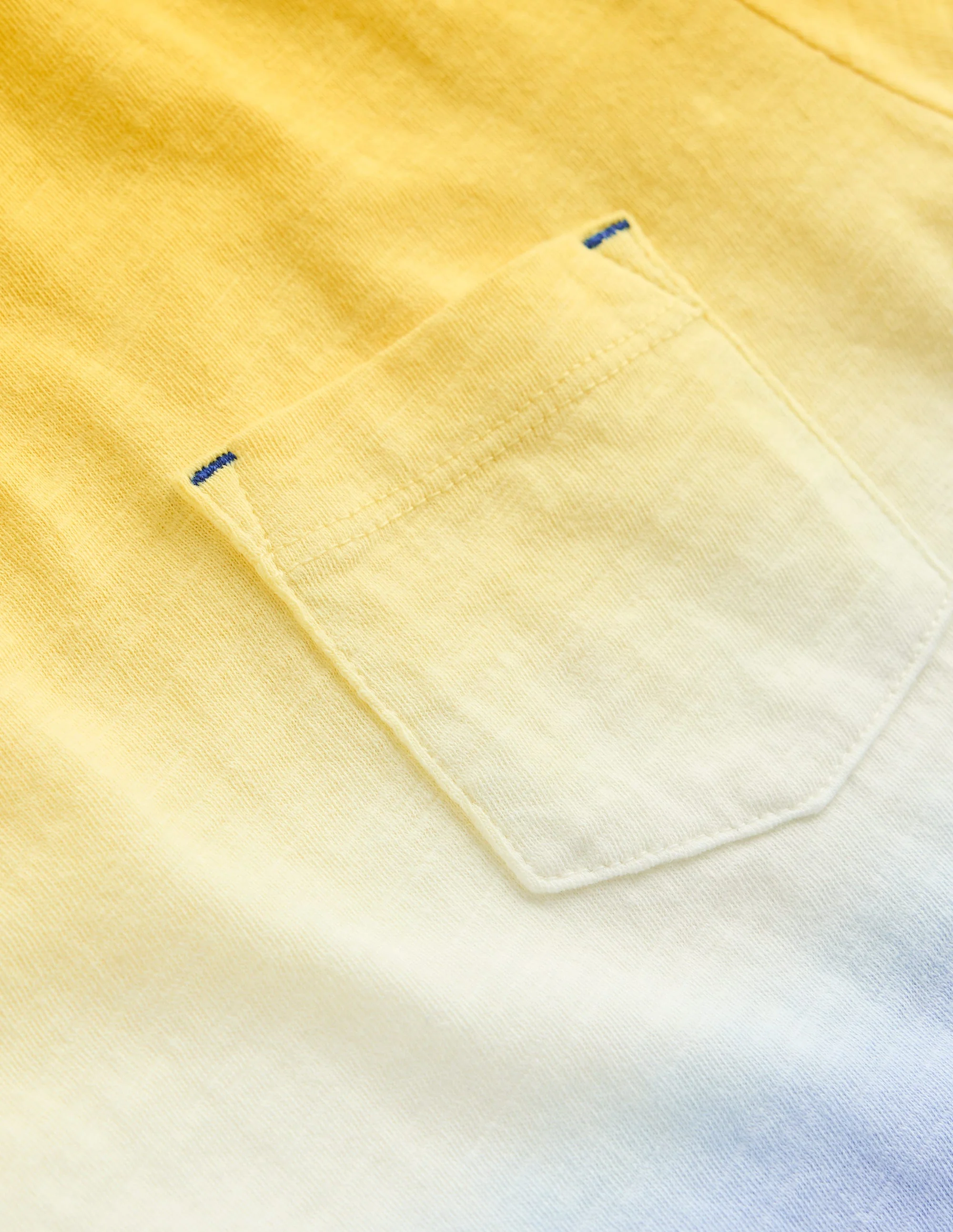 Tie Dye T-Shirt-Pineapple Yellow/ Bright Blue - Image 3