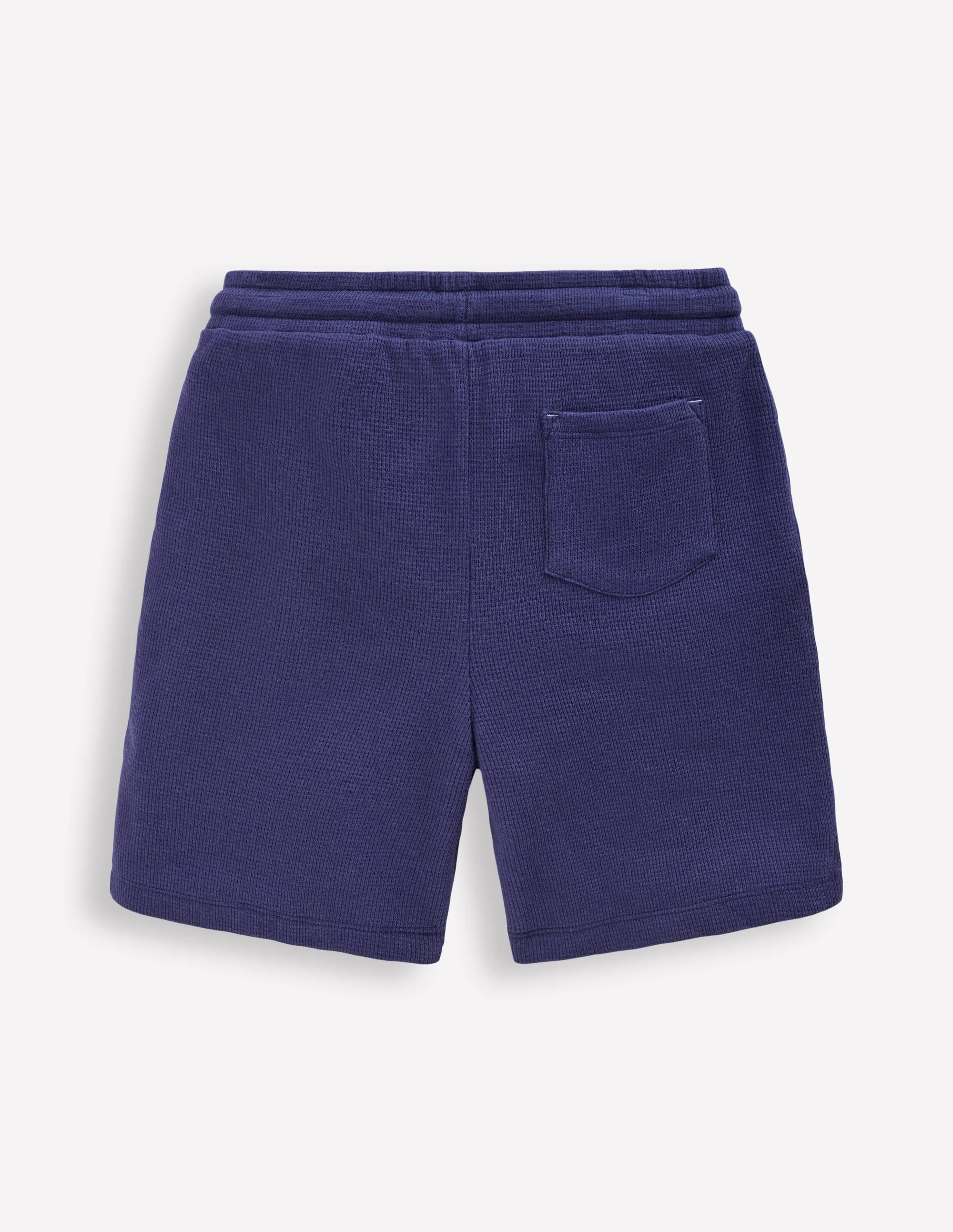Waffle Mix Shorts-Navy Blue - Image 2