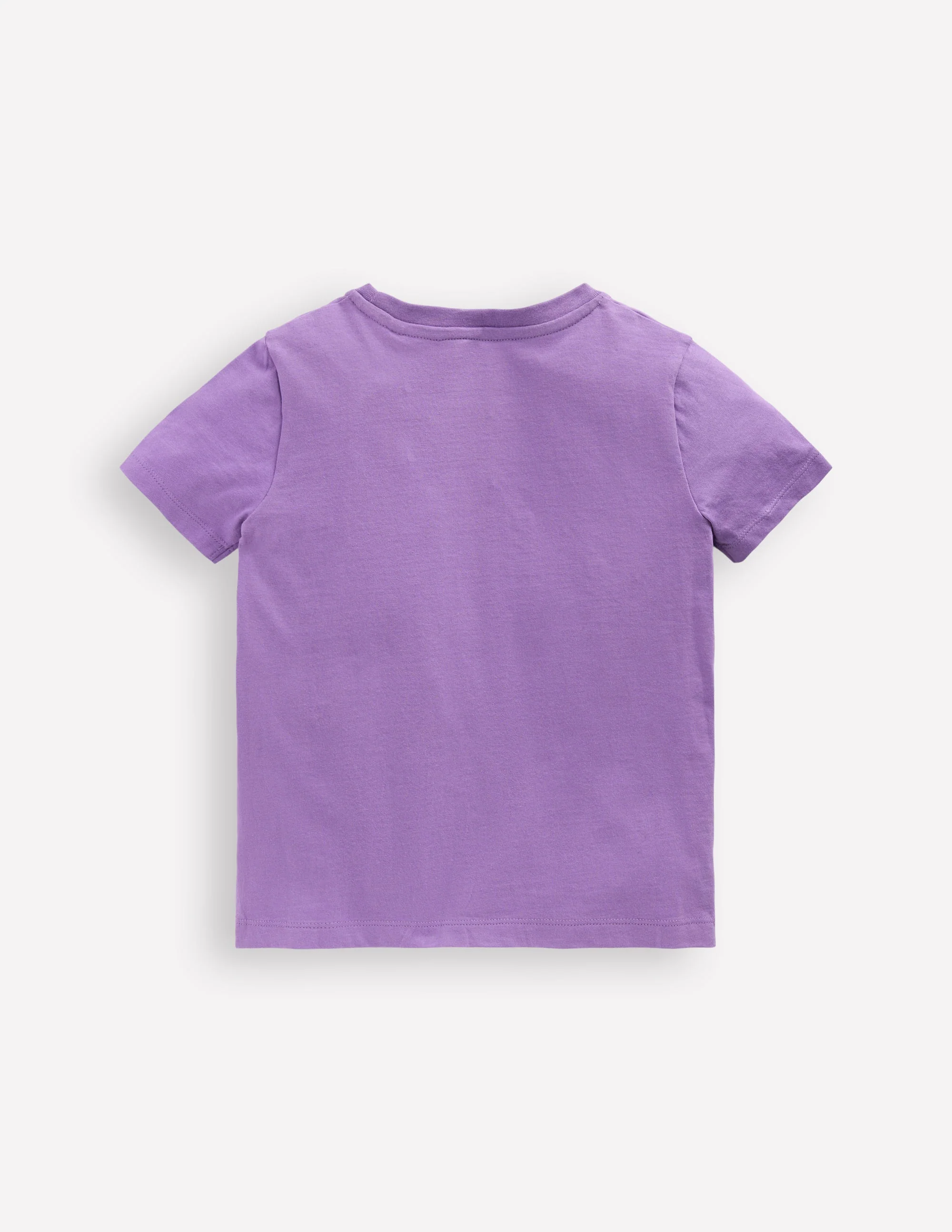 Zip Applique T-shirt-Aster Purple Chameleon - Image 2